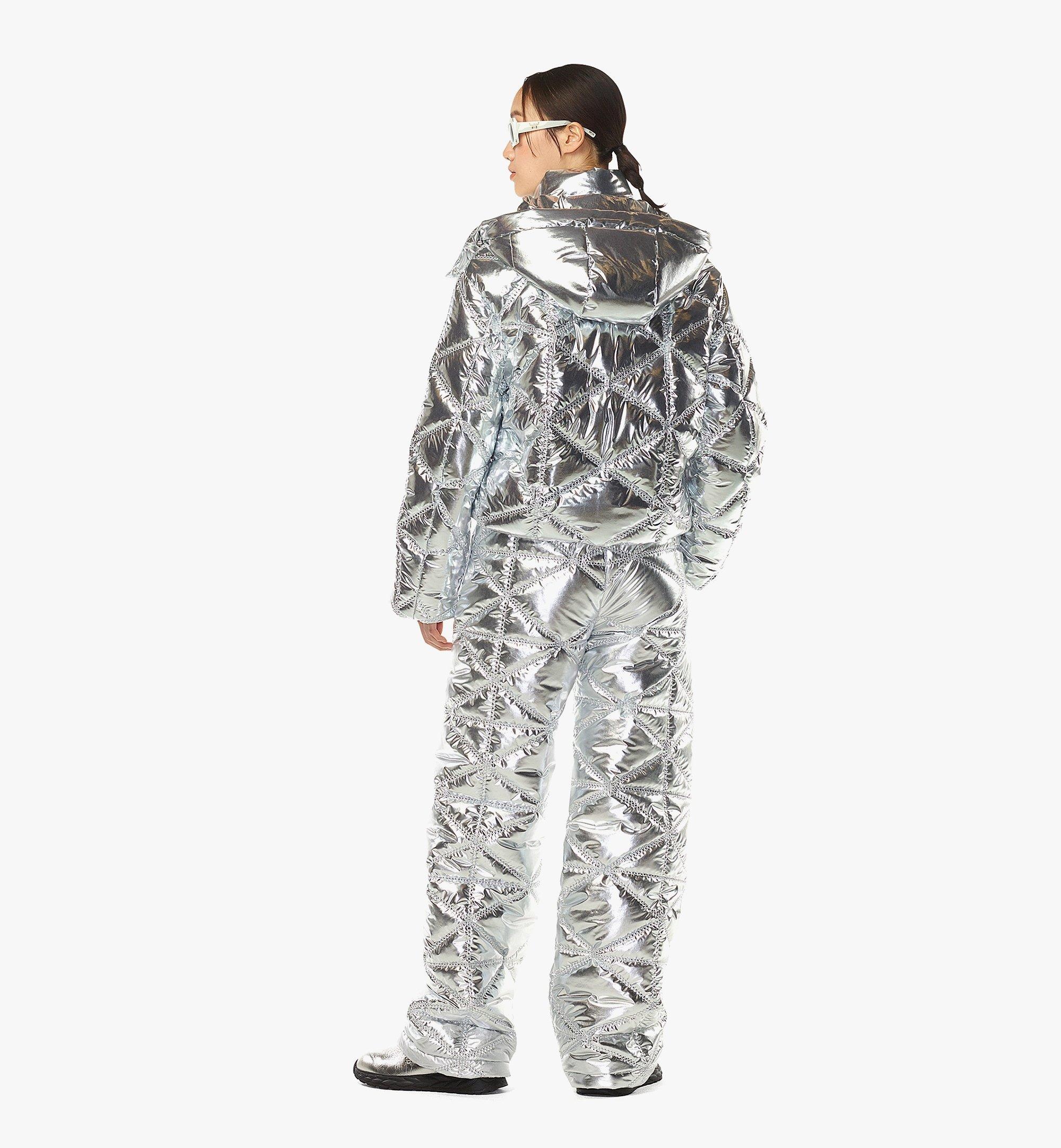 Après-Ski Quilted Puffer Jacket in Metallic Polyester - 5