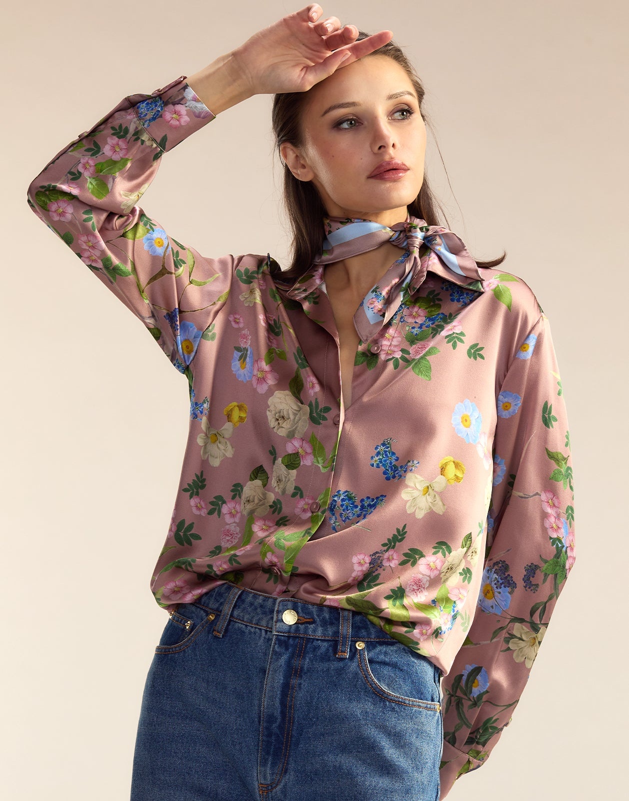 Bloom Silk Scarf - 2