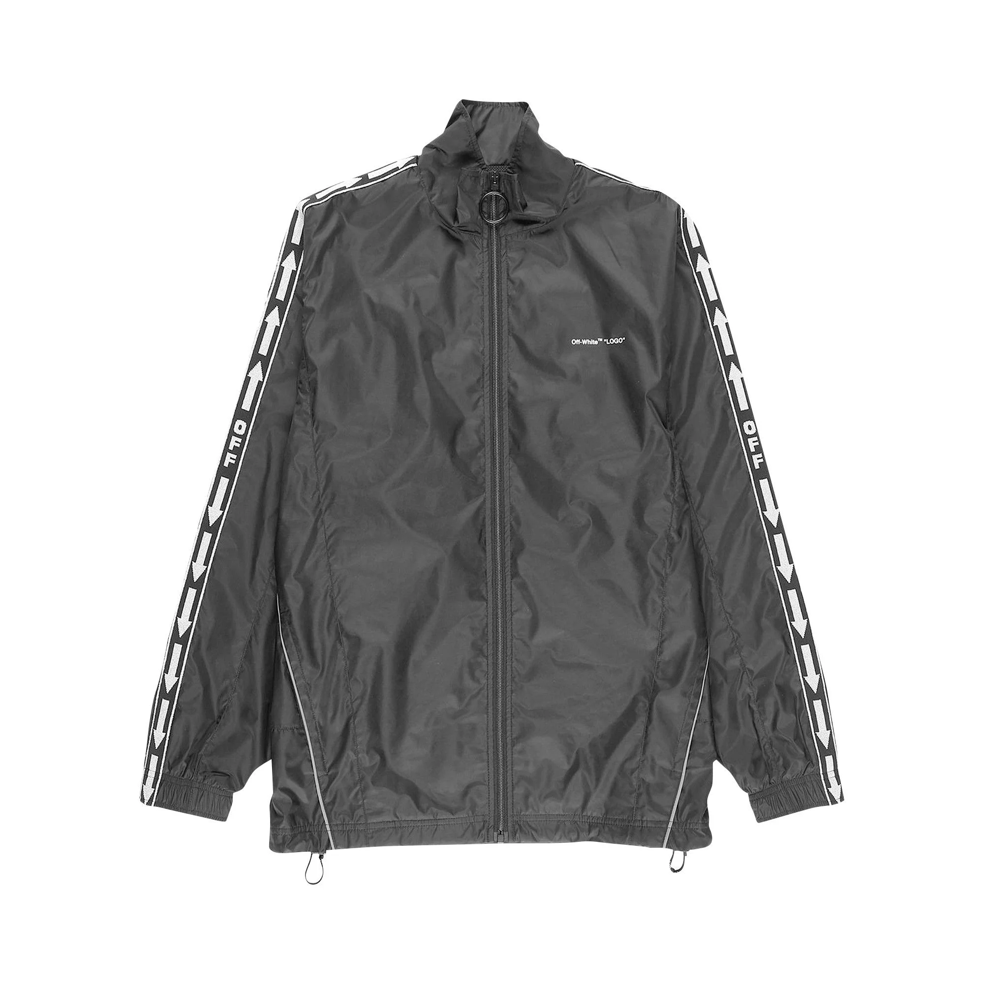 Off-White Track Jacket 'Black' - 1