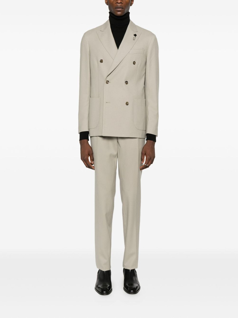 LARDINI double-breasted suit outlook