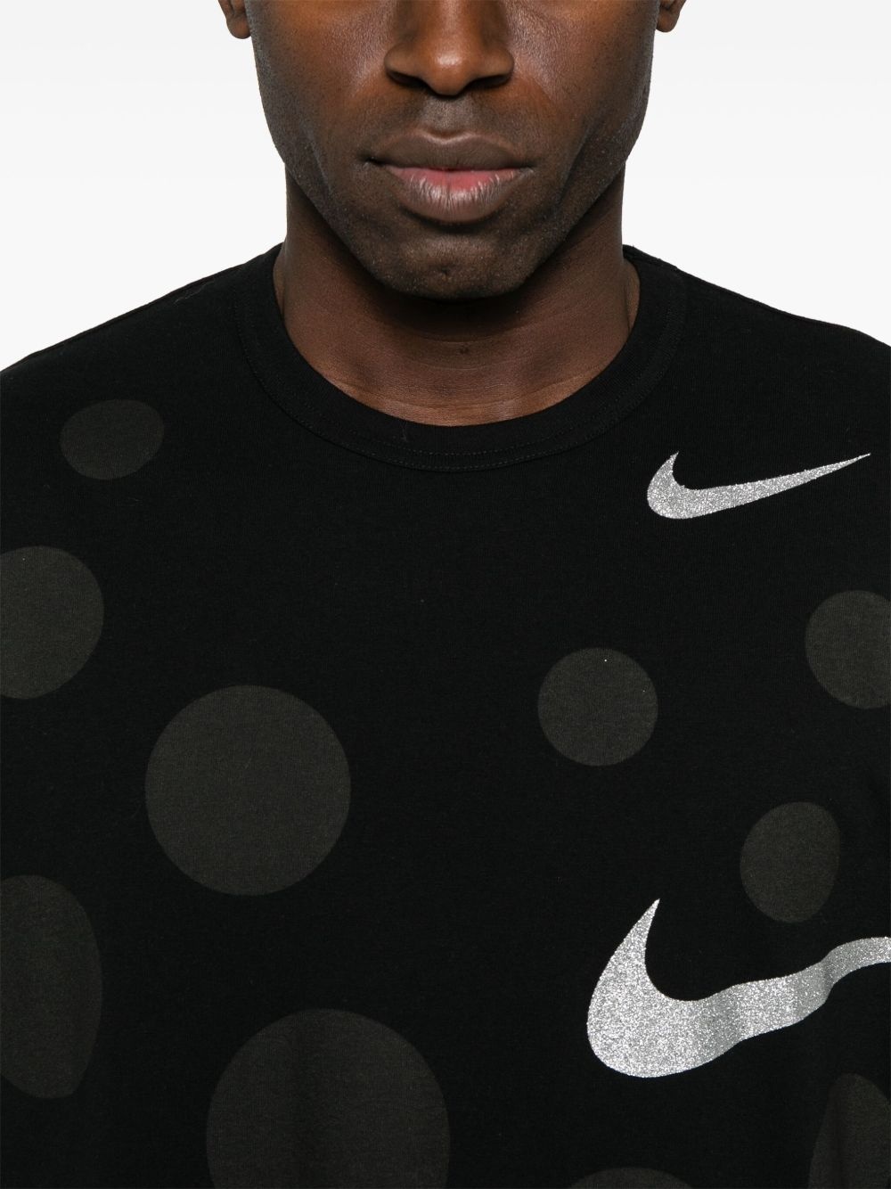 x Nike Swoosh logo-detail T-shirt - 5