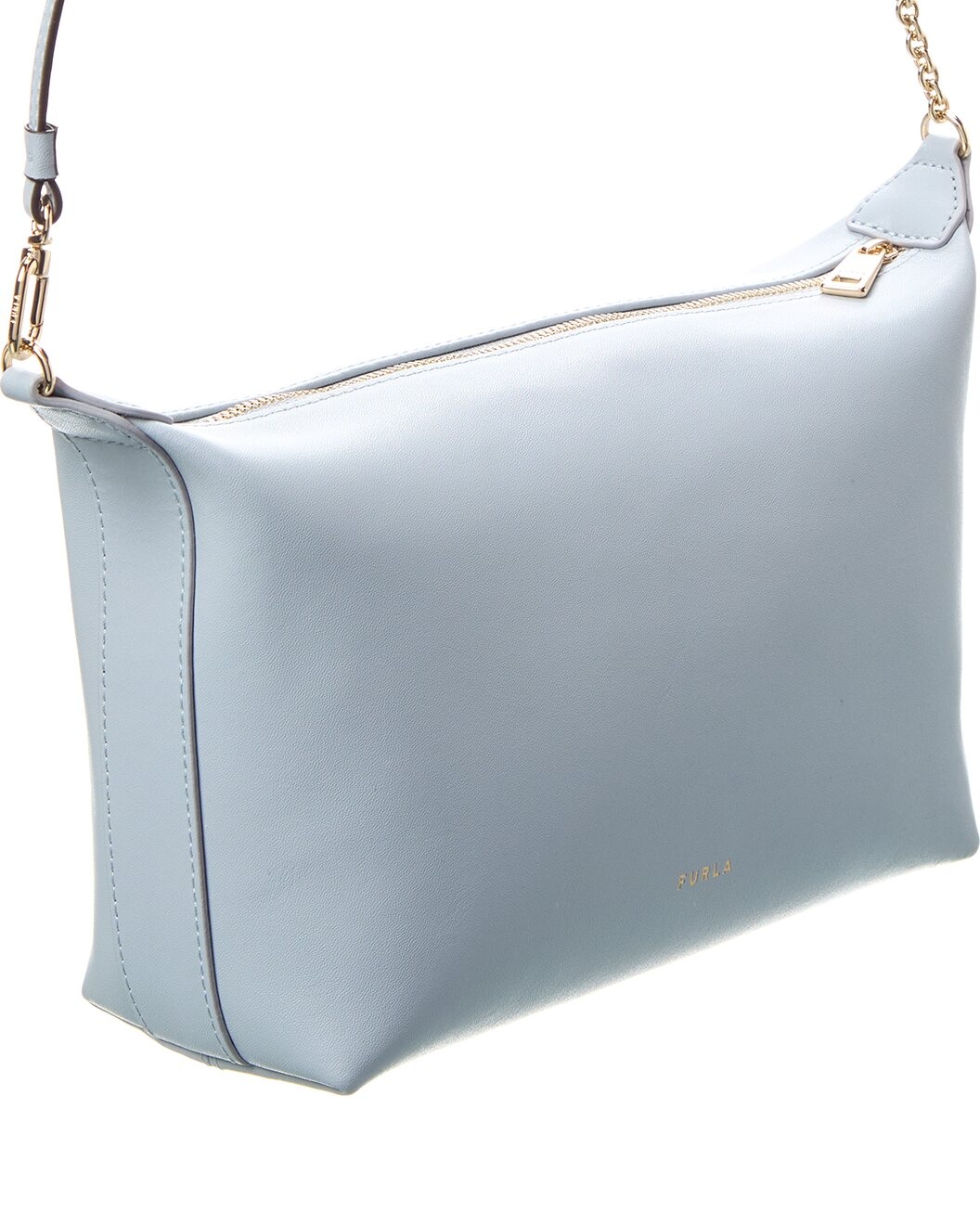 Furla Nuvola Mini Leather Crossbody Hobo Bag - 3