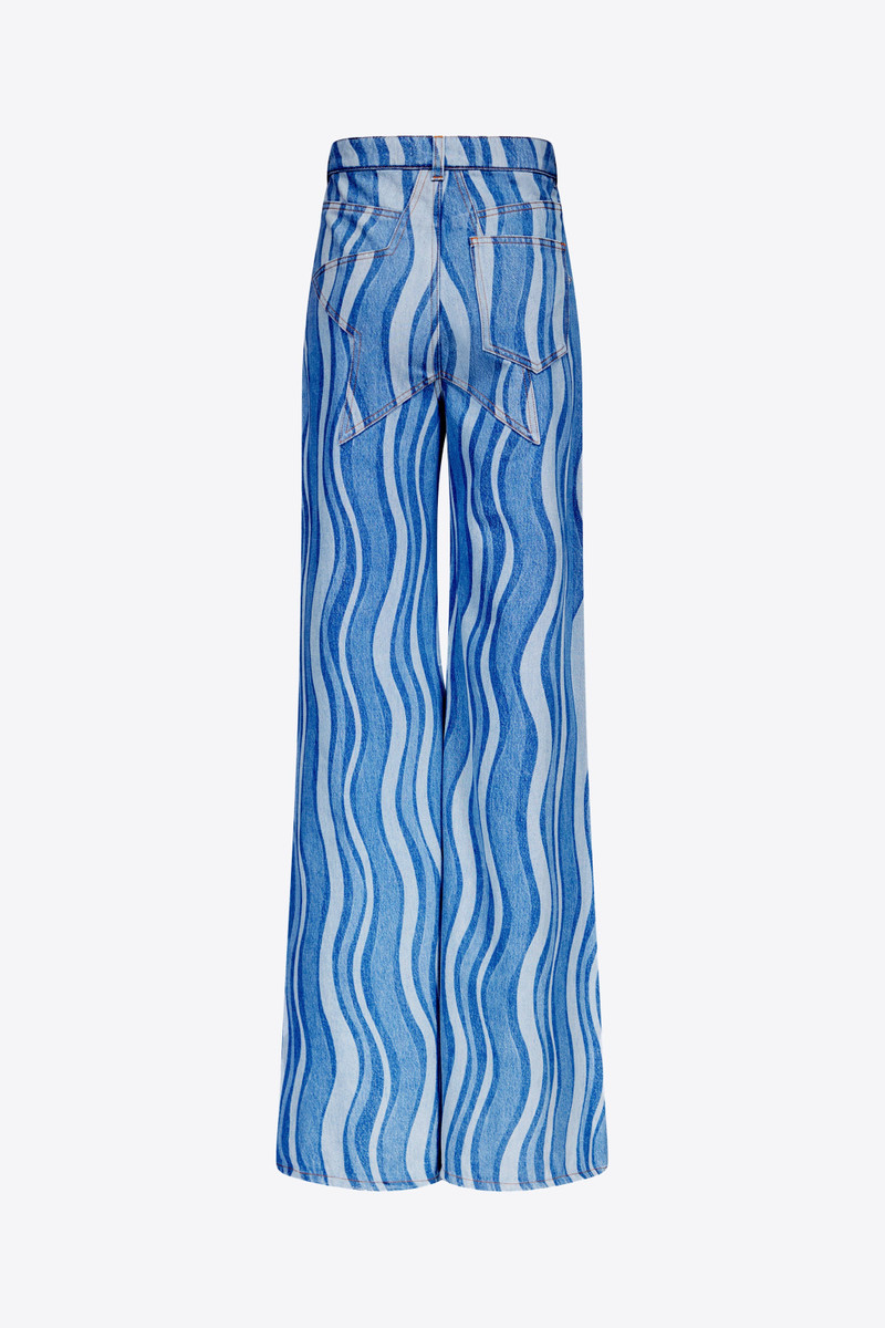 AREA SUNRAY DENIM WIDE LEG JEAN outlook