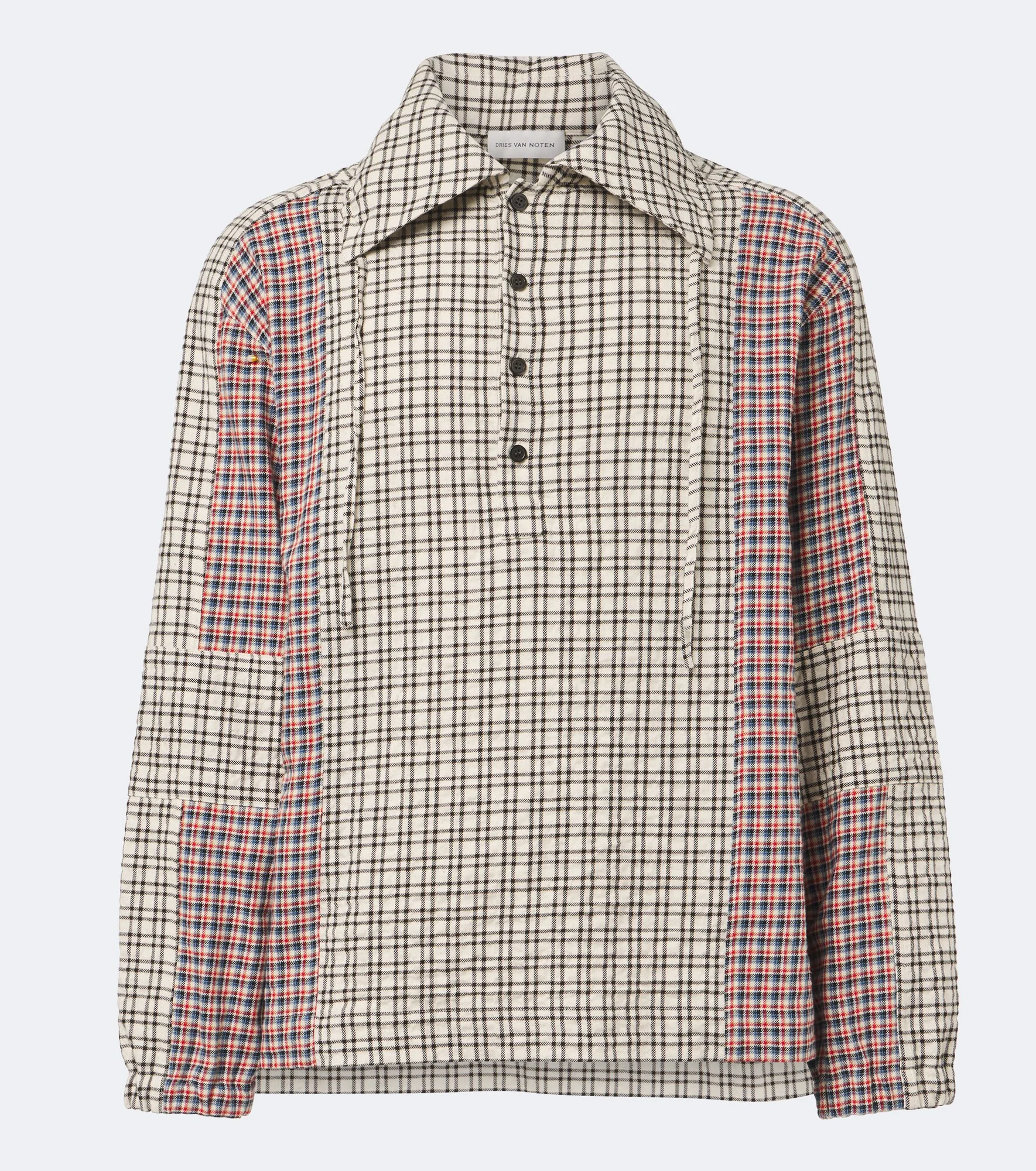 Checked cotton shirt - 1