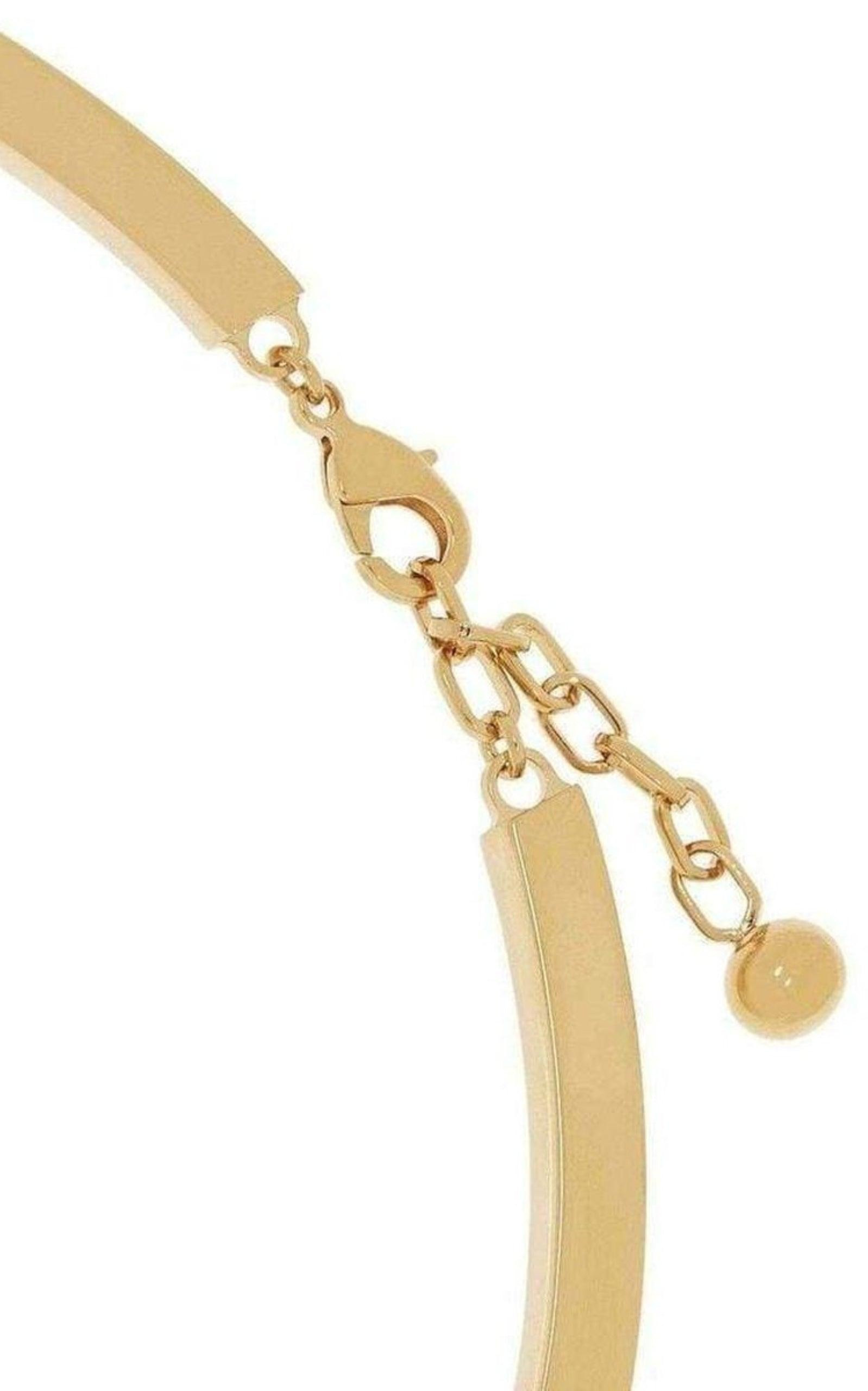 Darcey Inset Swarovski Pearl Chunky Torque Necklace - 5