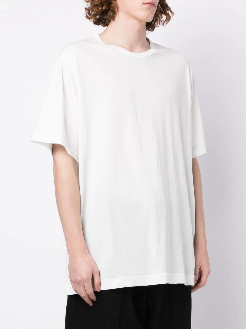 round-neck cotton T-shirt - 3