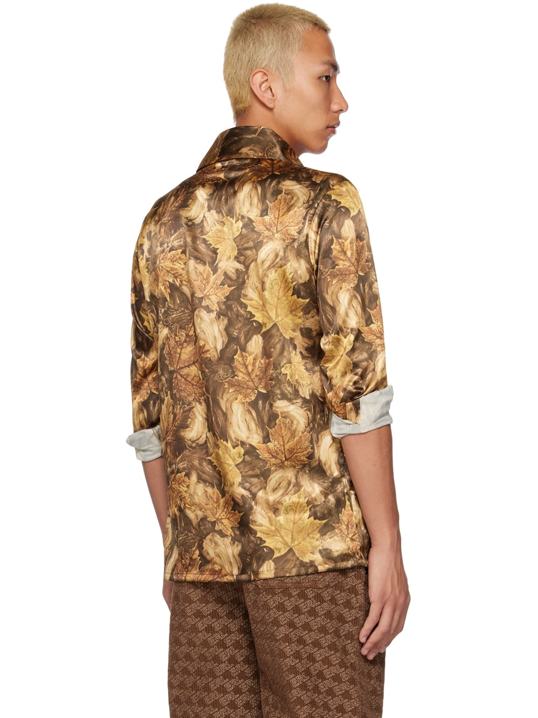 Brown Printed Shirt - 3