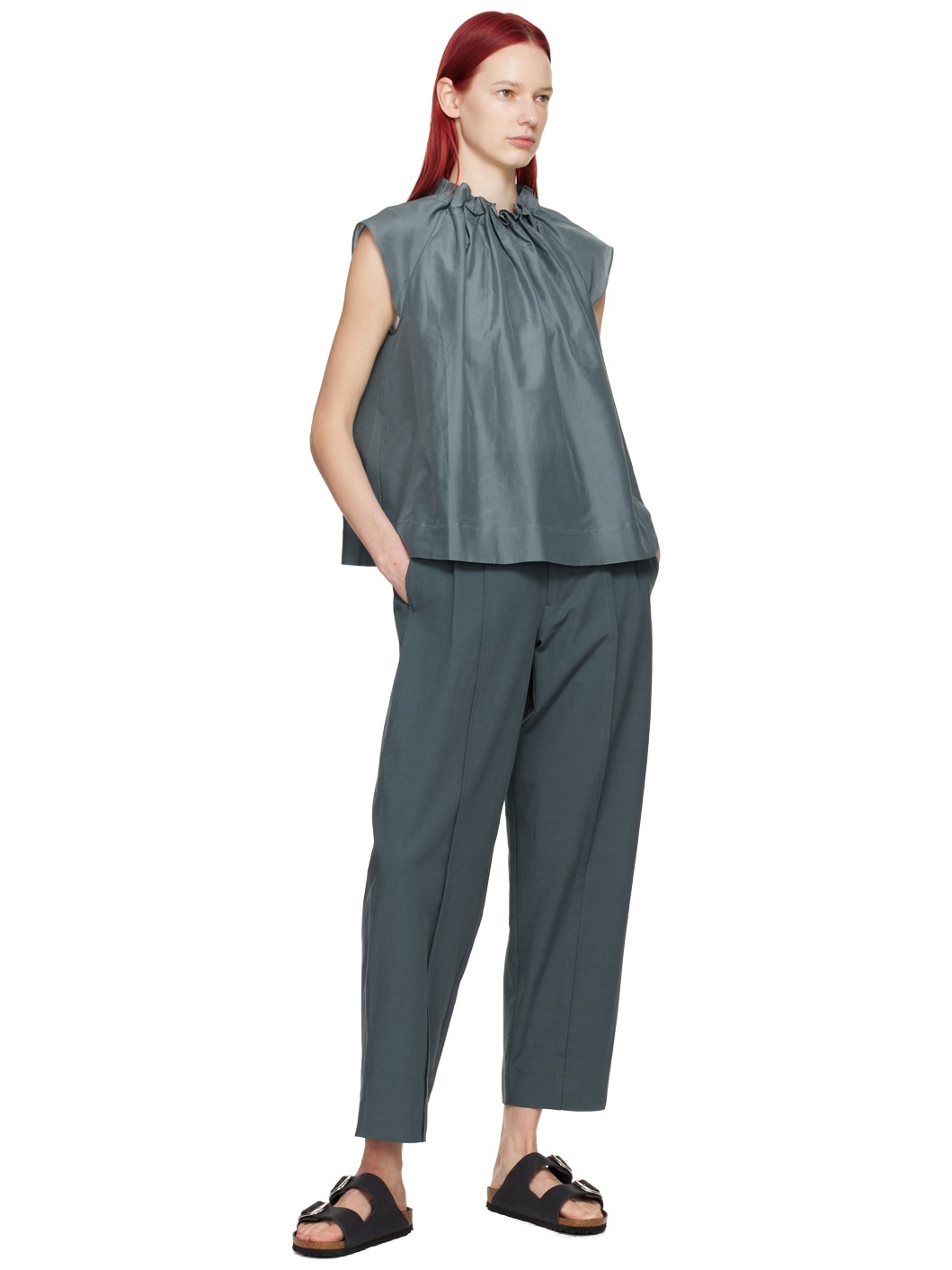 Gray 'The Tailor' Trousers - 4