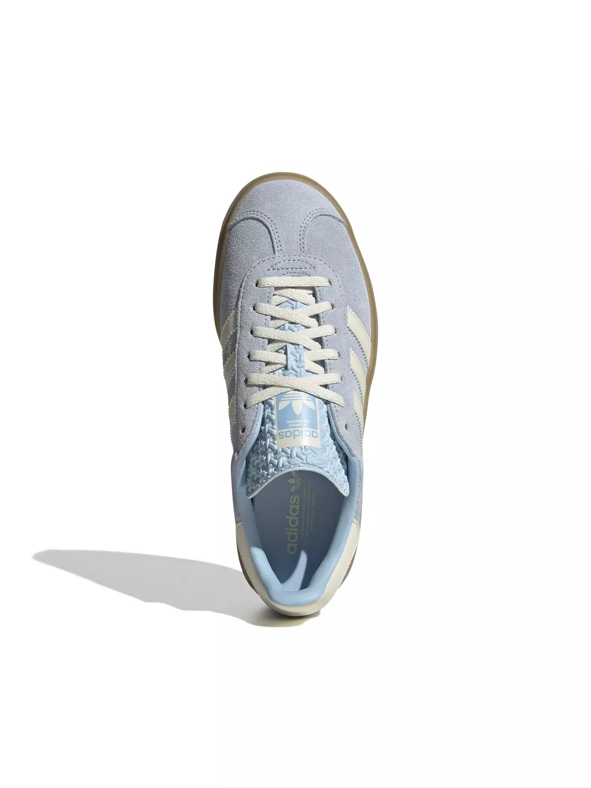Originals Gazelle Bold "Clear Sky/Cream White/Gold Metallic" Women's Shoe - 3