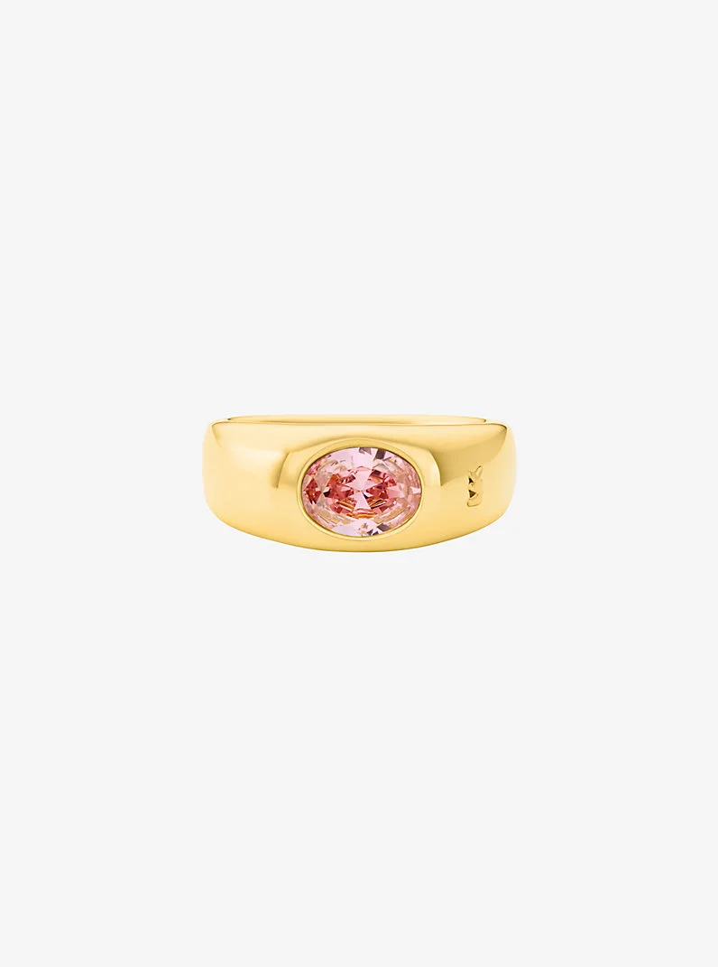 Oval Stone Signet Ring - 1