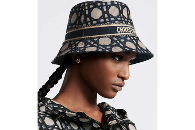 Dior D-Bobby Macrocannage Small Brim Bucket Hat outlook
