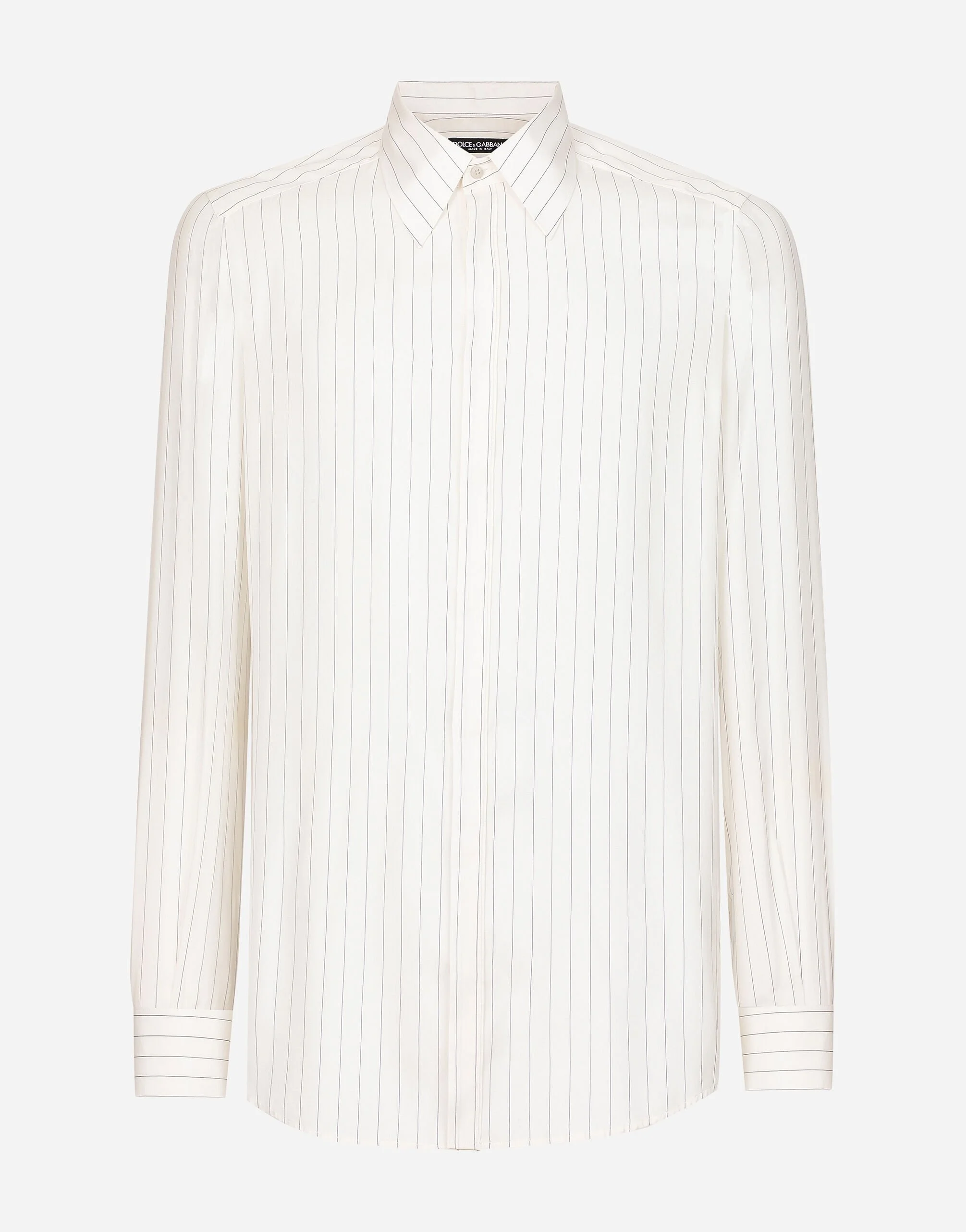 Striped poplin Martini-fit shirt - 1