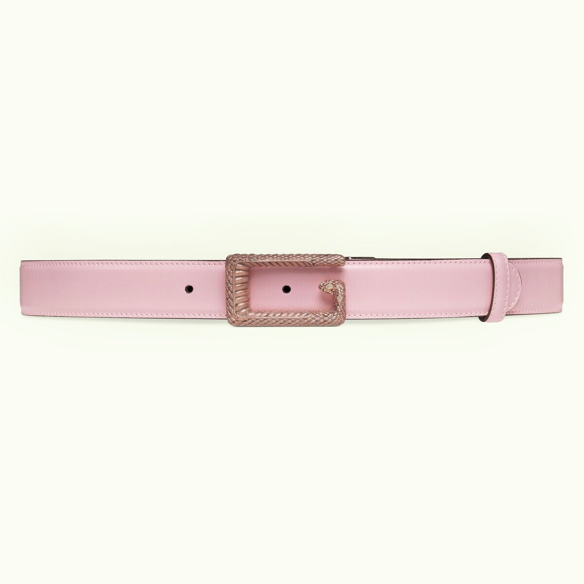 Gucci Square G Snake Buckle Belt - 1
