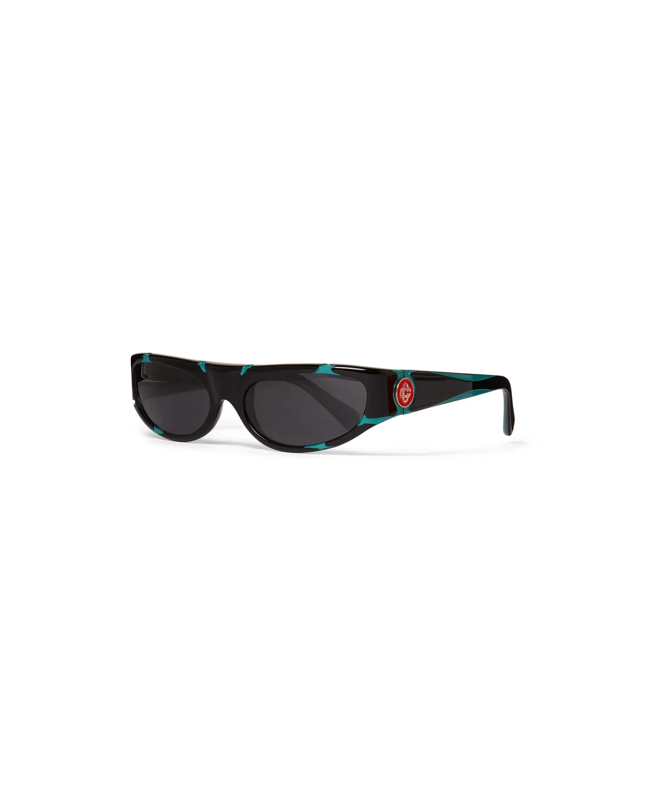Black & Mint Sport Sunglasses | Casablanca Paris - 1