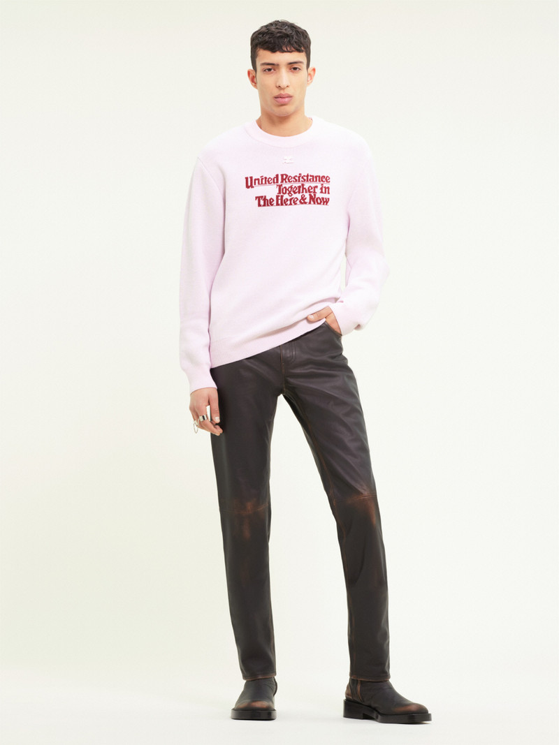 courrèges RESISTANCE JACQUARD SWEATER outlook