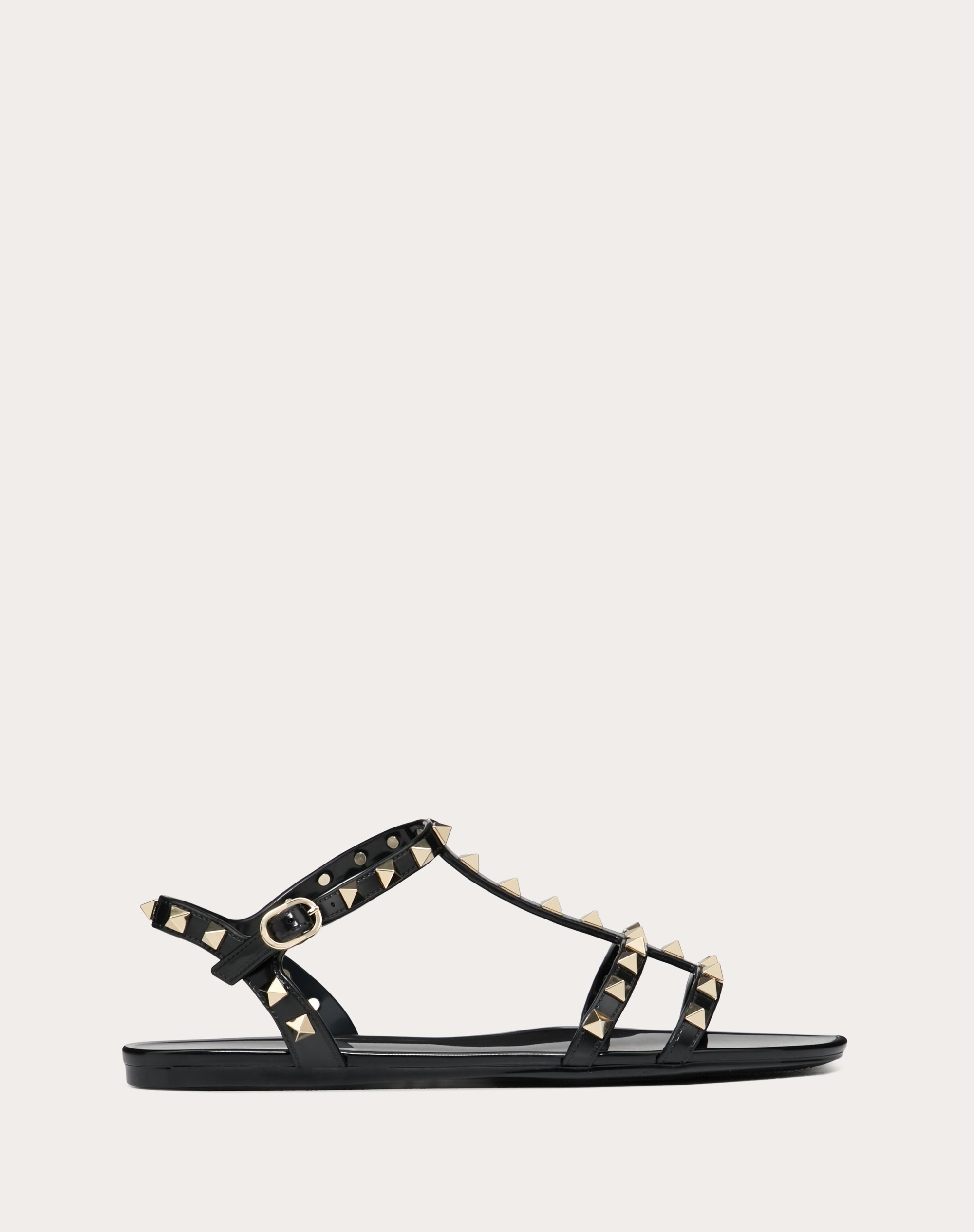 ROCKSTUD FLAT RUBBER SANDAL - 1