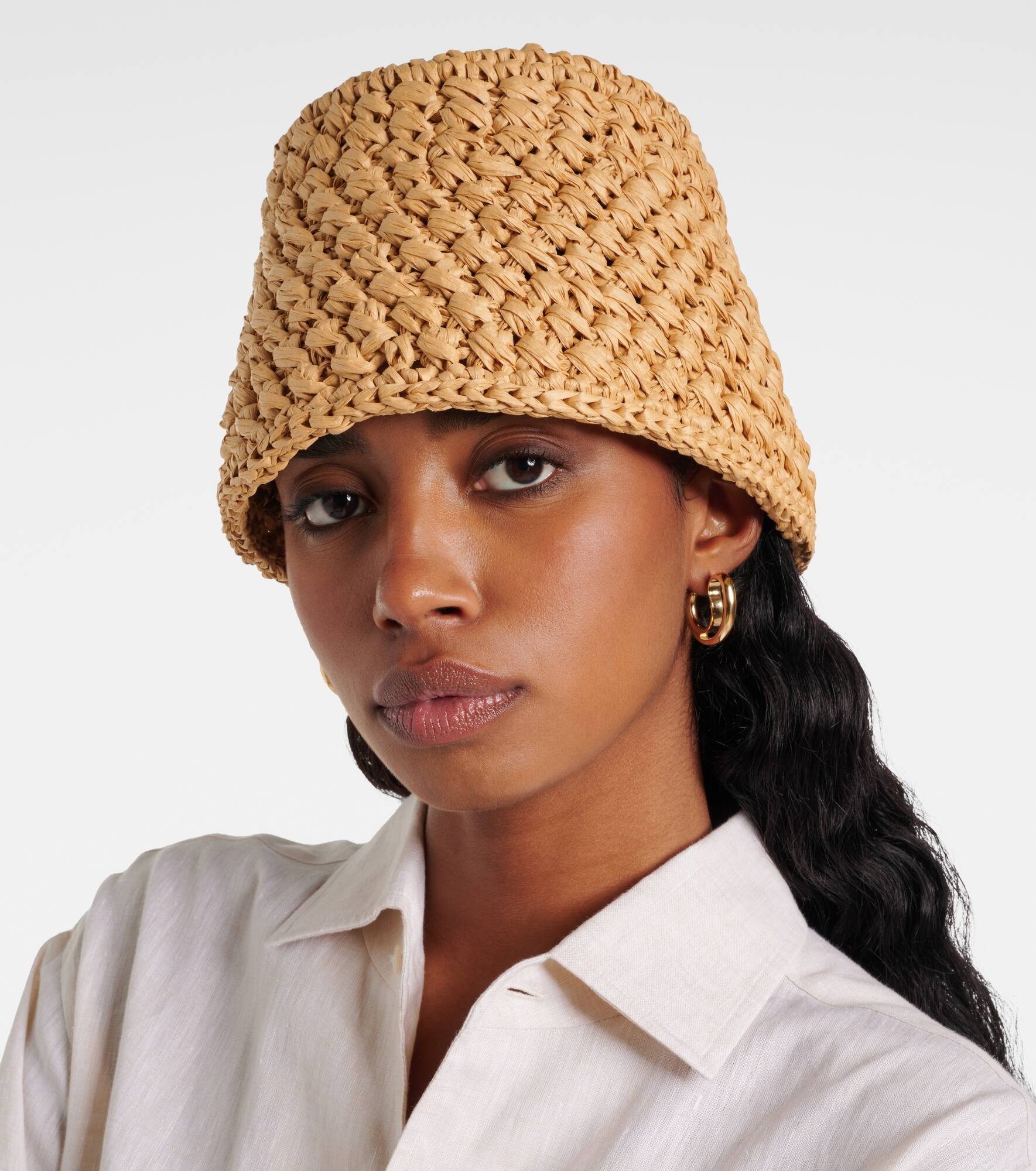 Jasmine raffia bucket hat - 2