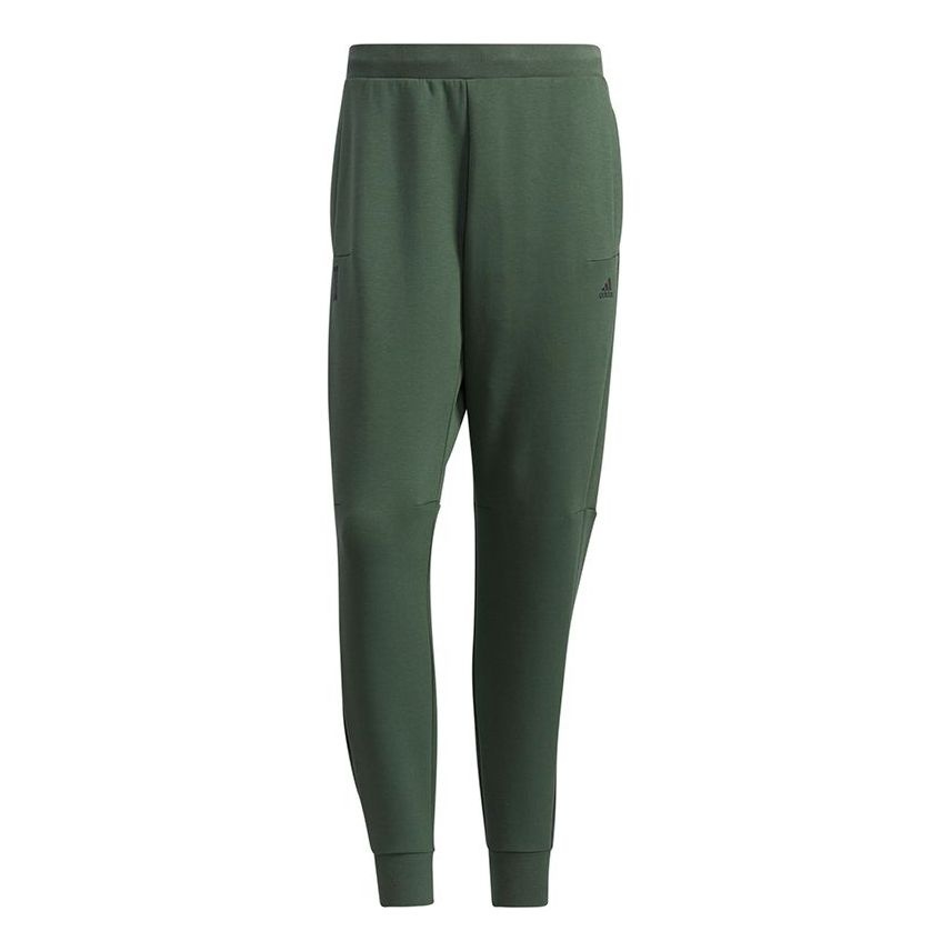 adidas Series WJ PNT PNT SWT Running Training Sports Long Pants Green GP0888 - 1