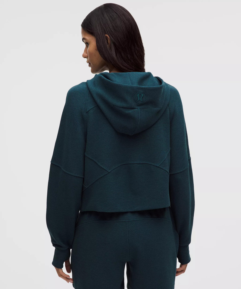 Scuba Oversized Full-Zip Hoodie *Waffle 3