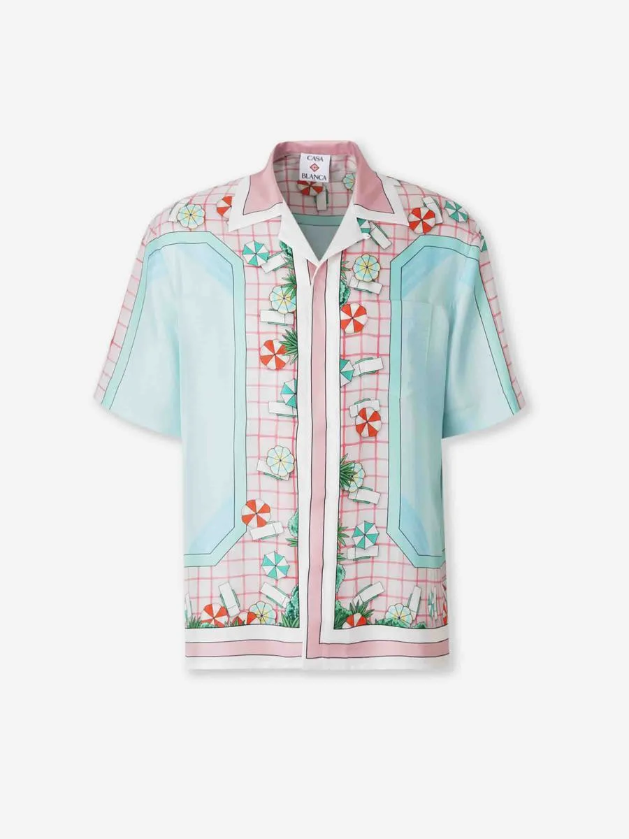 Casablanca Printed Silk Shirt - 1