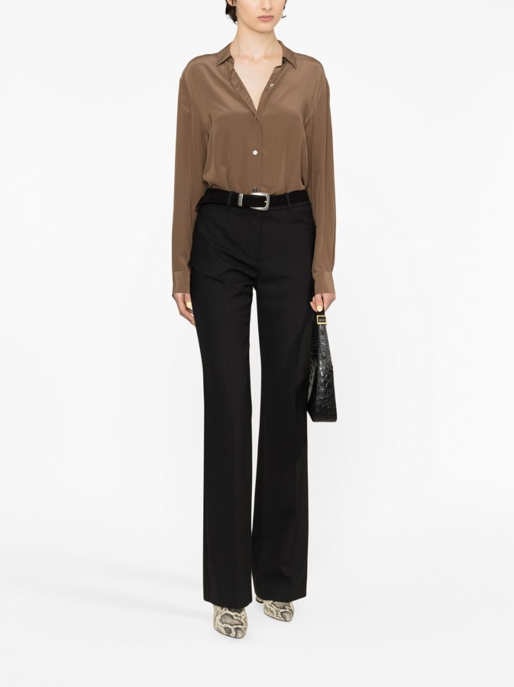 crepe de chine shirt - 2