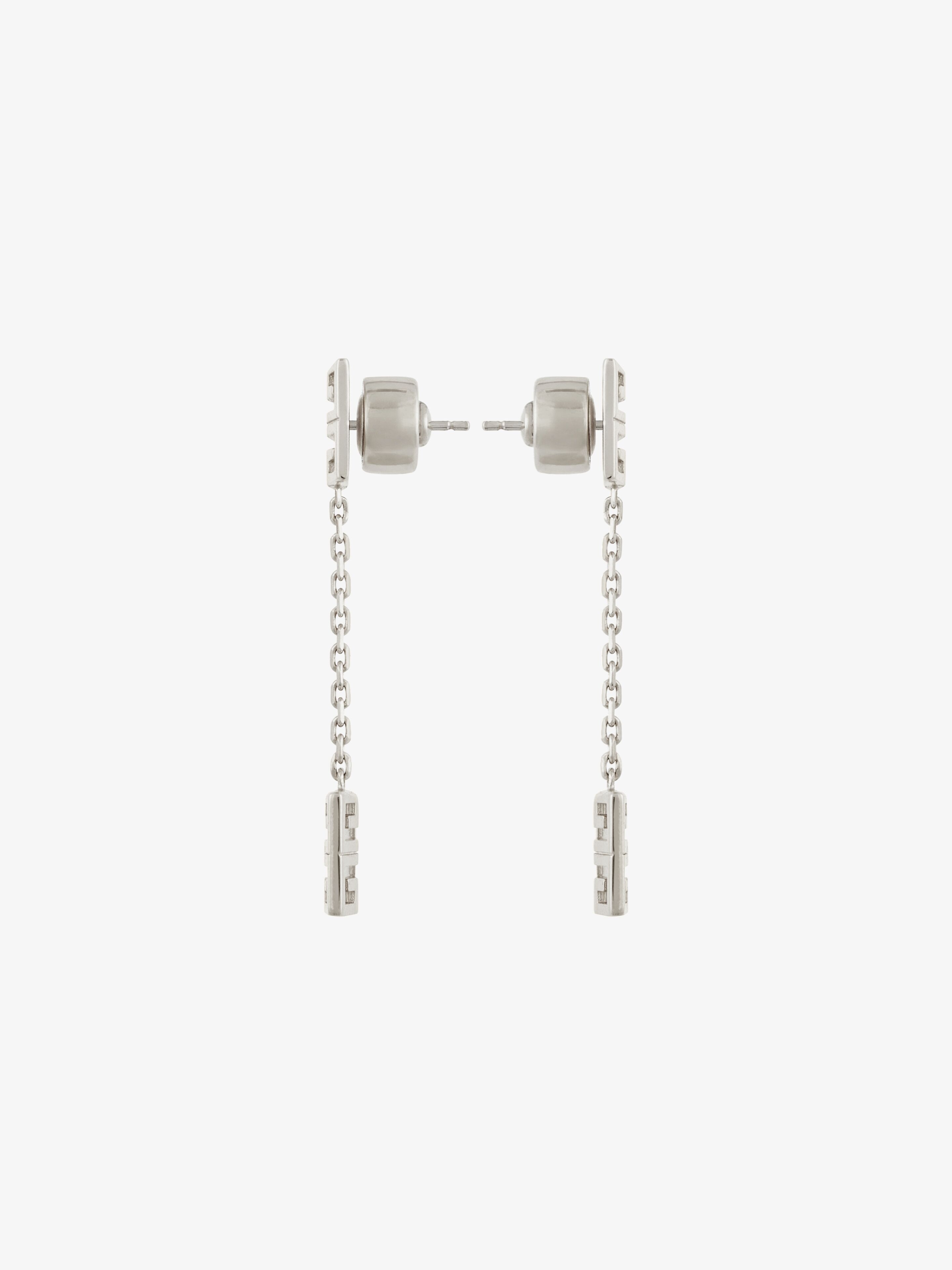 4G PENDANT EARRINGS IN METAL - 2