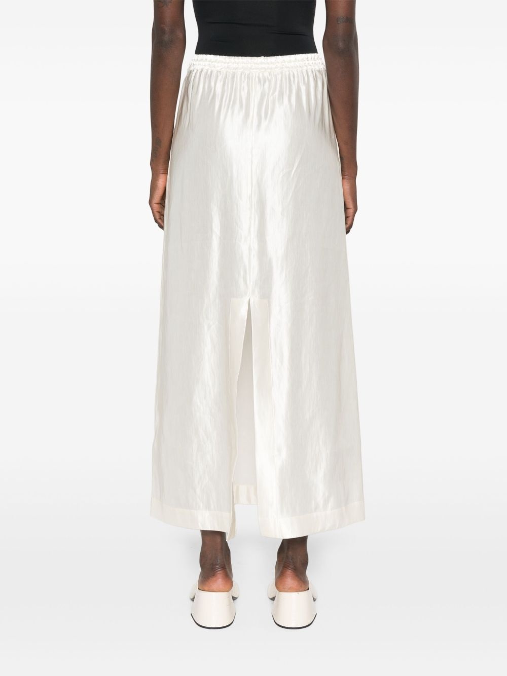 satin maxi skirt - 4