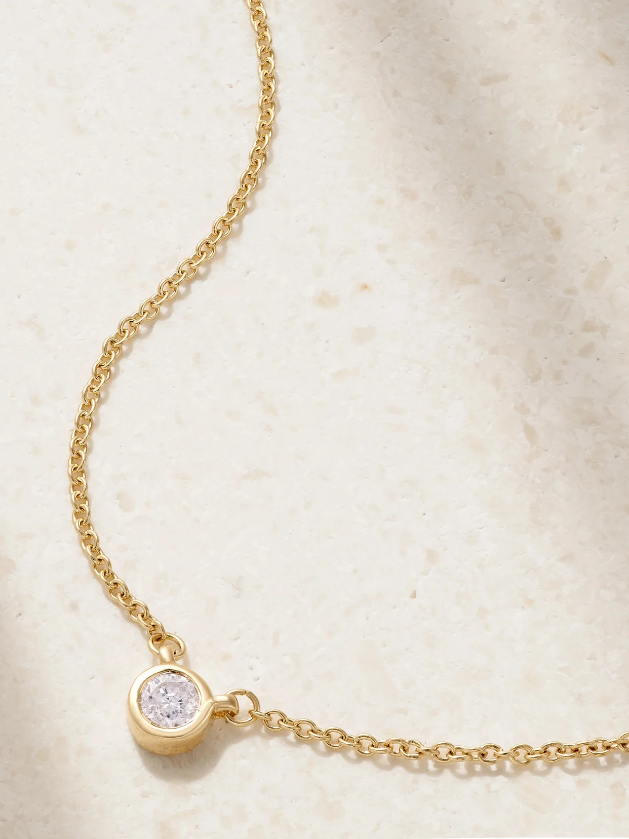 Gold Diamond Necklace - 1