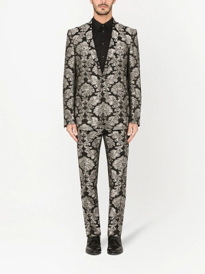 Dolce & Gabbana jacquard-woven suit outlook