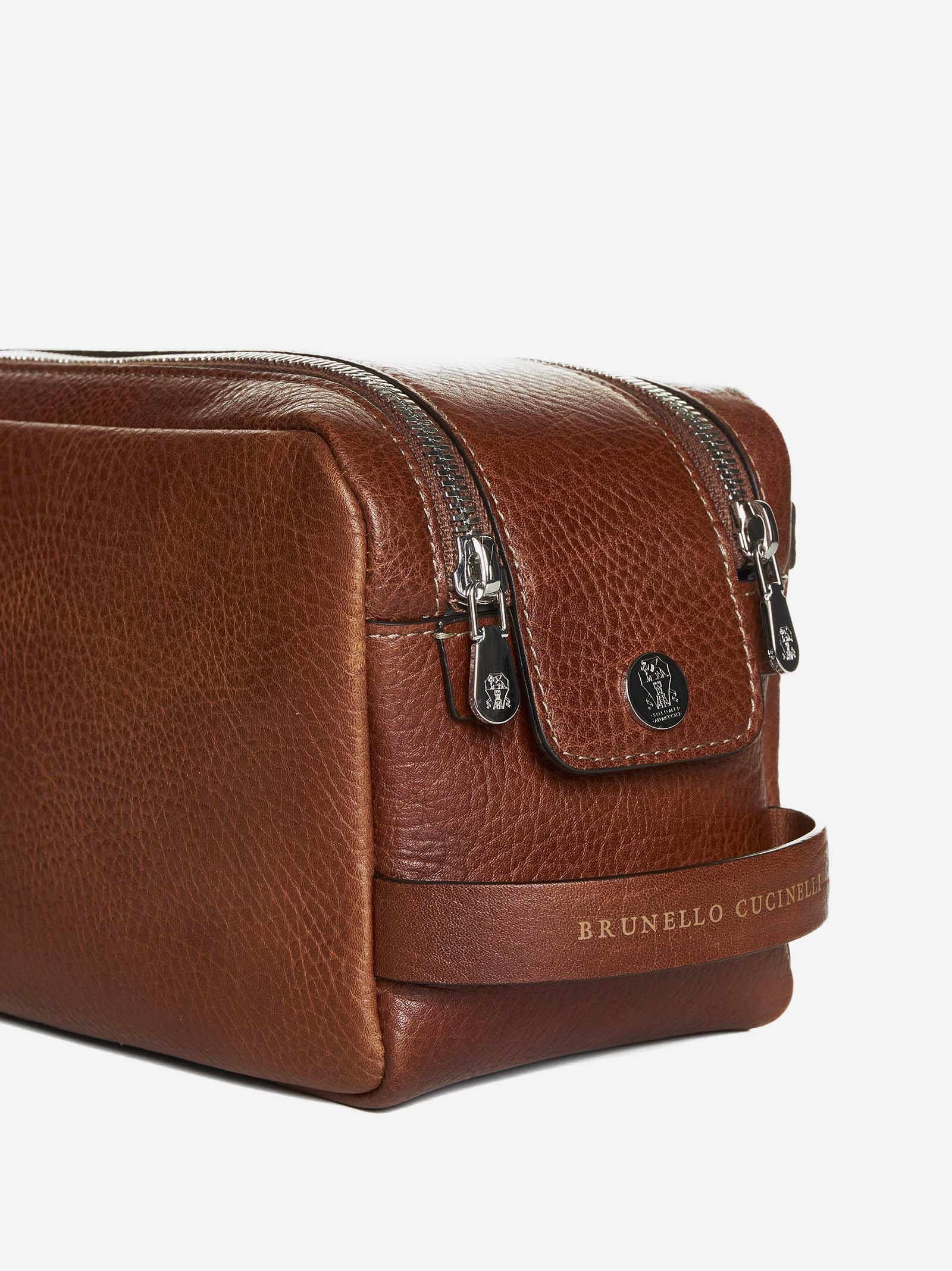 Leather toiletry bag - 4