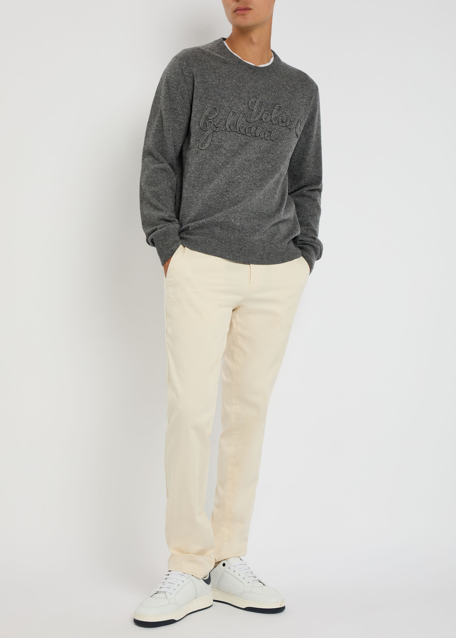 Dolce & Gabbana Logo-appliquéd Wool Sweatshirt - 4