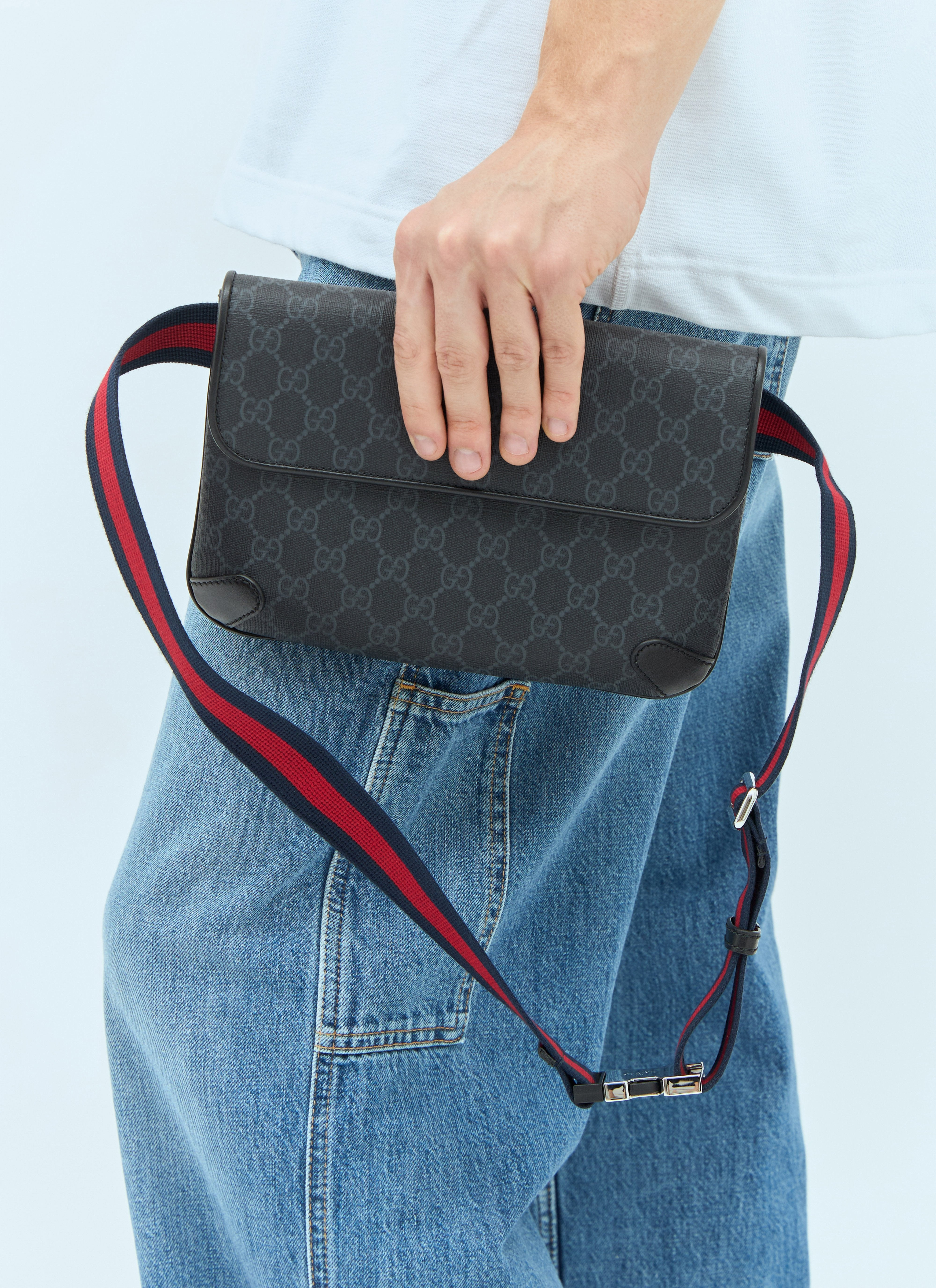 Gucci Men Gg Small Belt Bag - 4