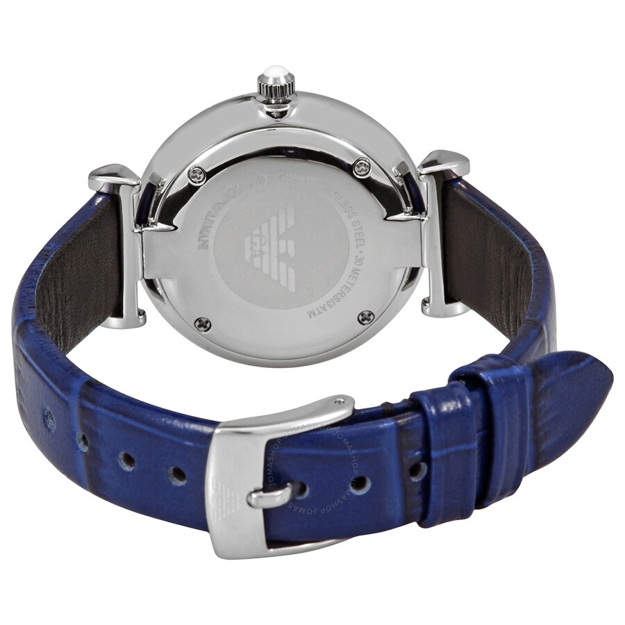 Emporio Armani Gianni T-Bar Quartz Silver Dial Ladies Watch AR11344 - 3