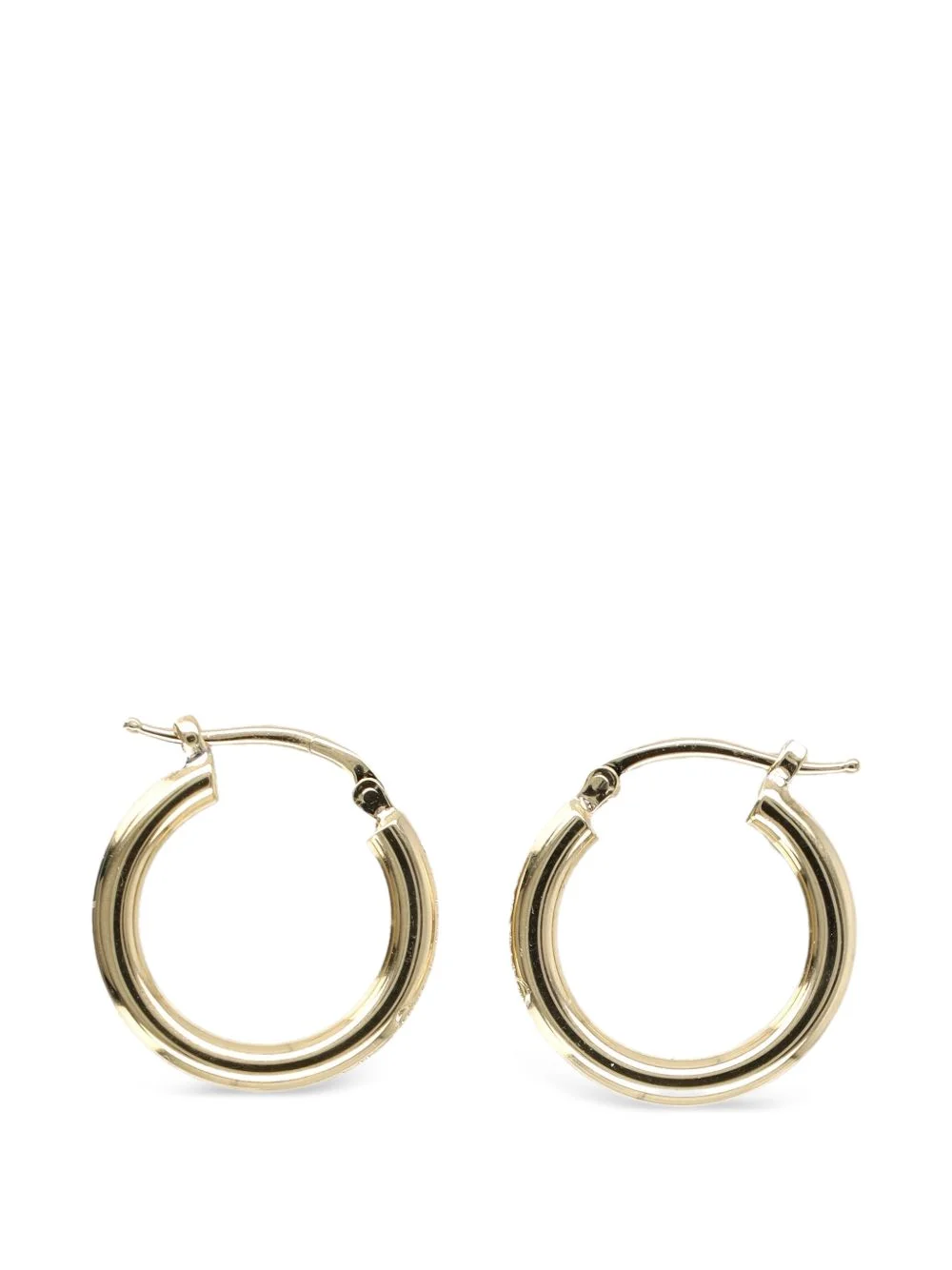 engraved hoop earrings - 1