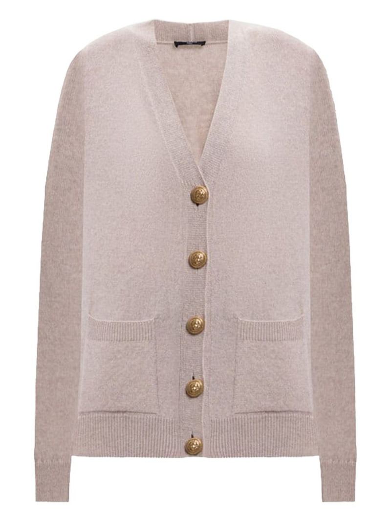 button-detailed patch-pocket cardigan 1