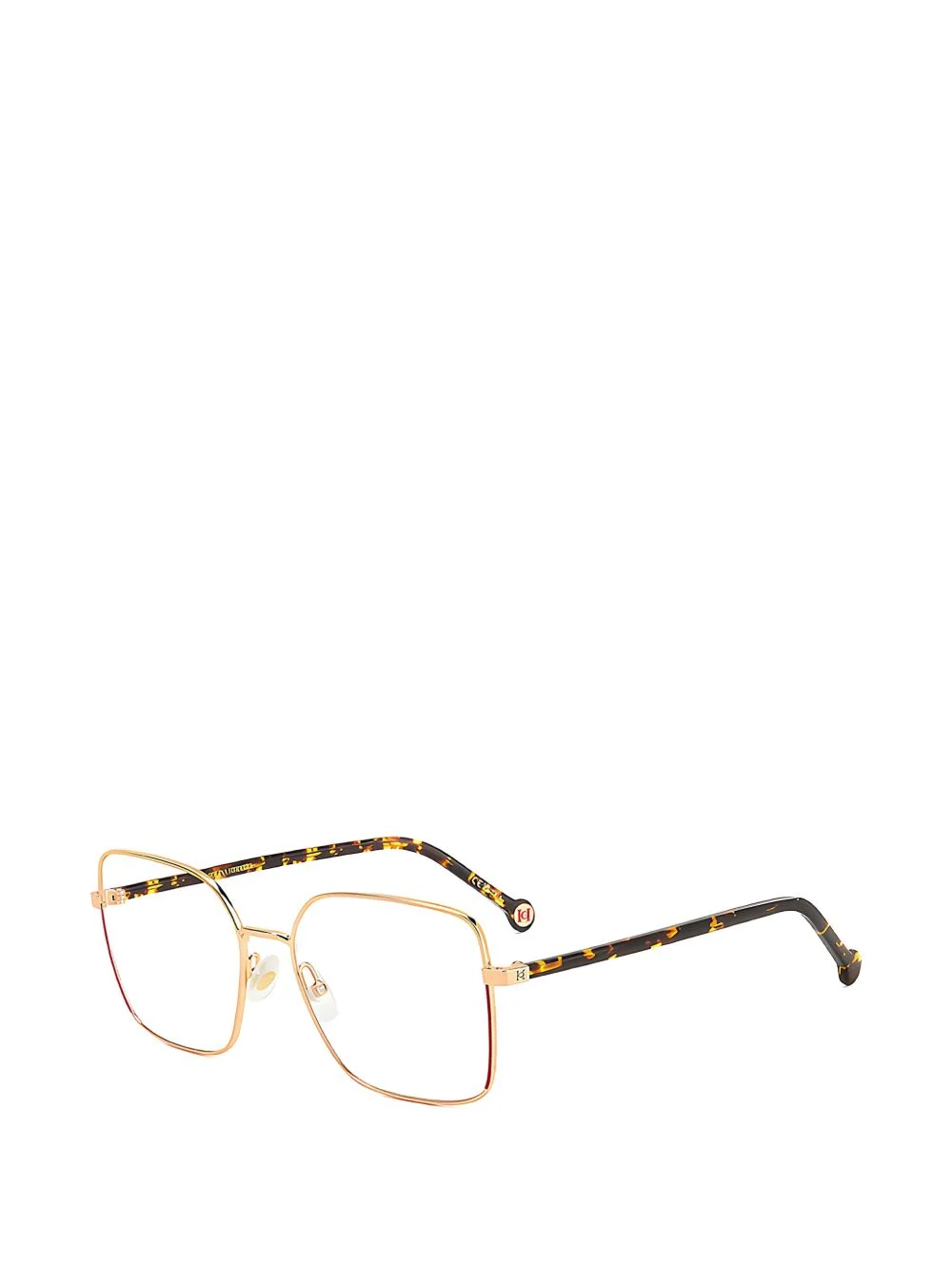 geometric-frame glasses - 1