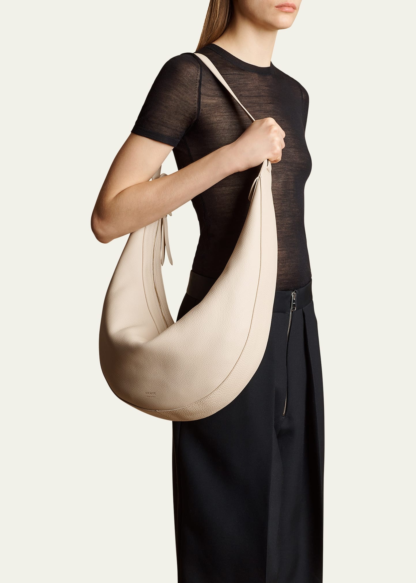 Augustina Calfskin Hobo Bag - 4