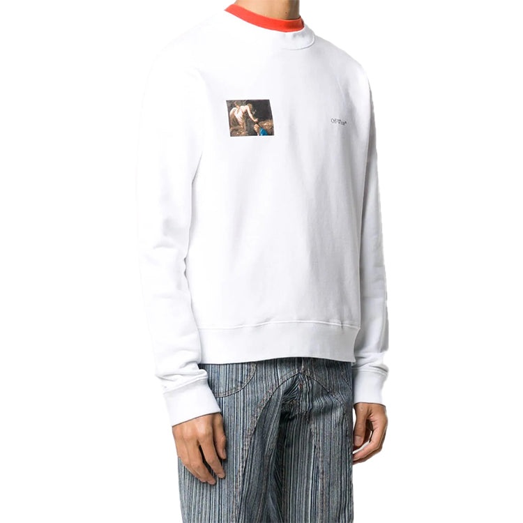Off-White FW20 Caravaggio Angel Sweatershirt OMBA025E20FLE0050110 - 4