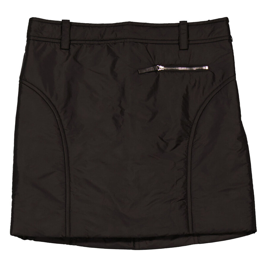Khaite Ladies Black Mitsi Kjol Padded Mini Skirt - 4