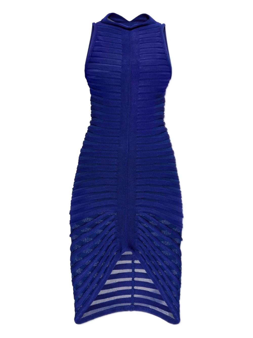 ribbed sleeveless dress - 1