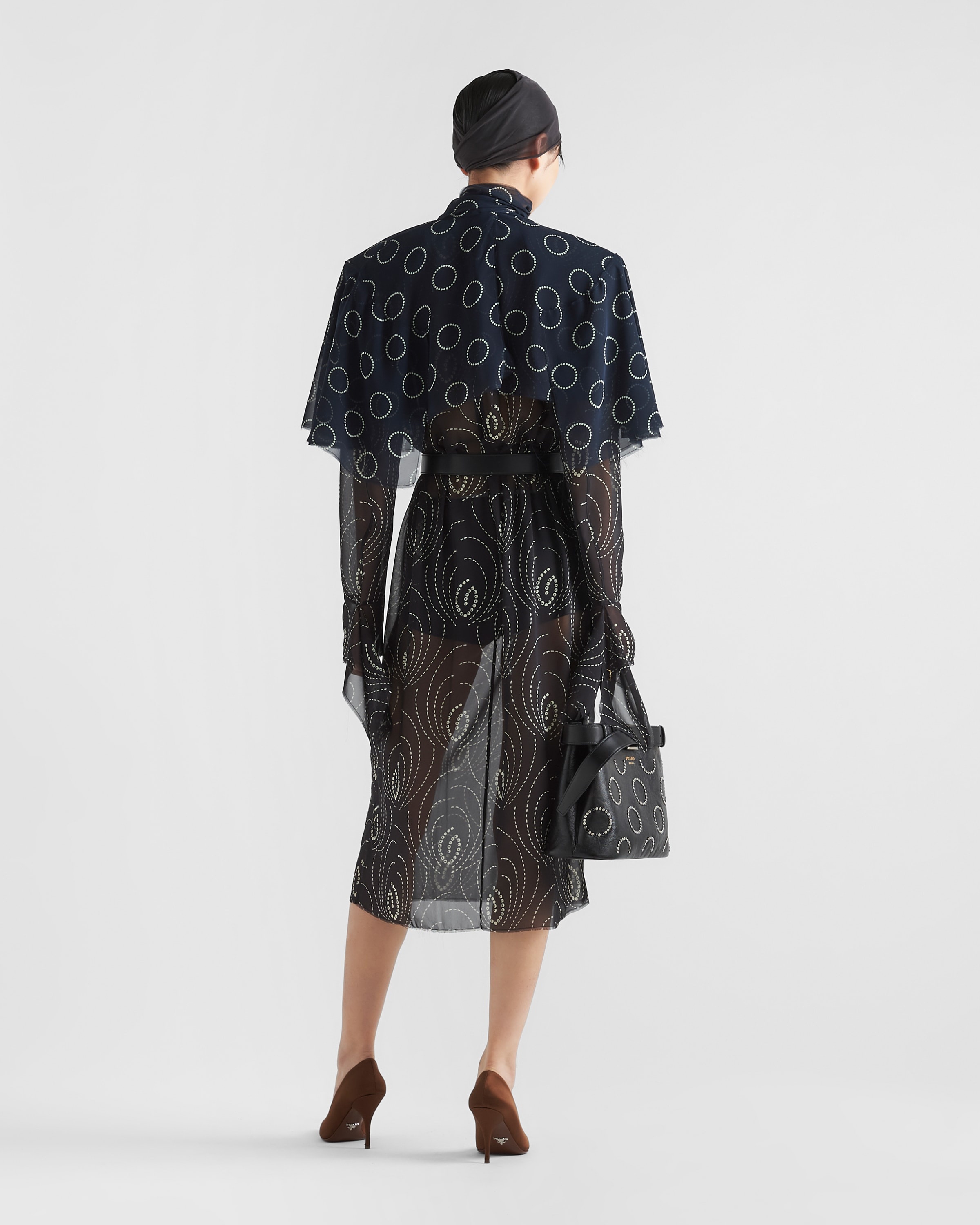 Print silk top - 5