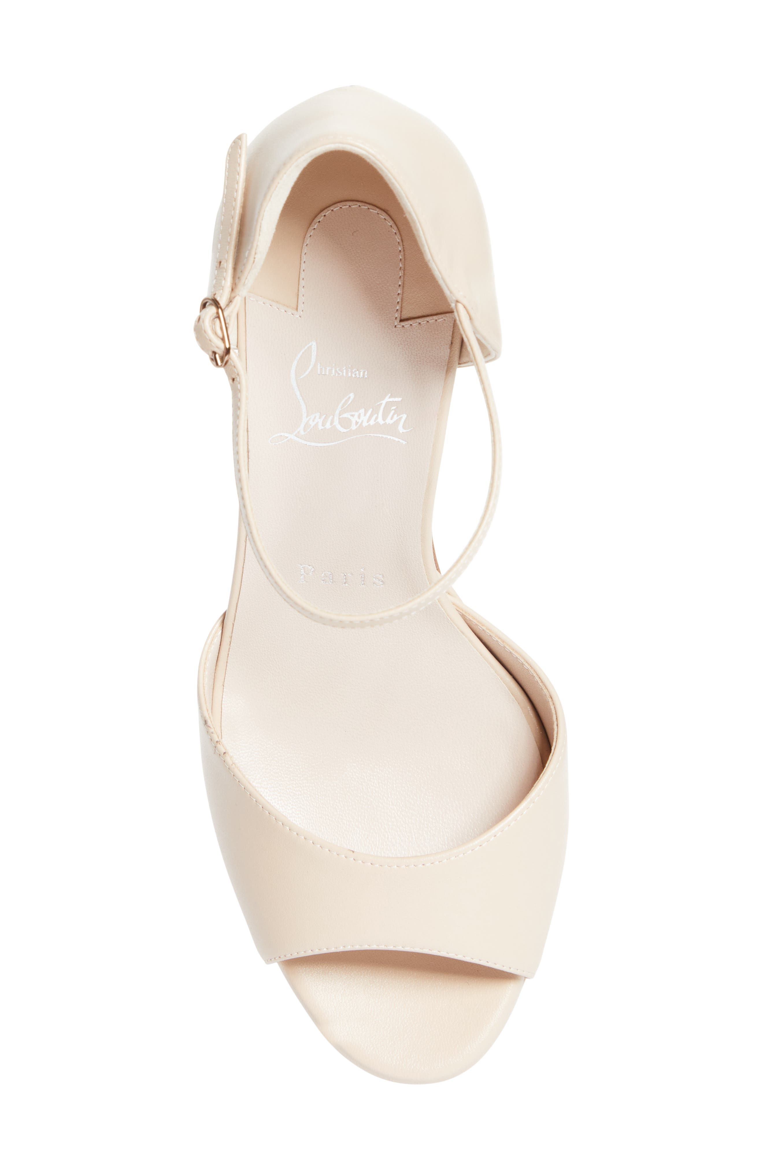 Christian Louboutin Sandaloo Platform Sandal in Pearl at Nordstrom - 5