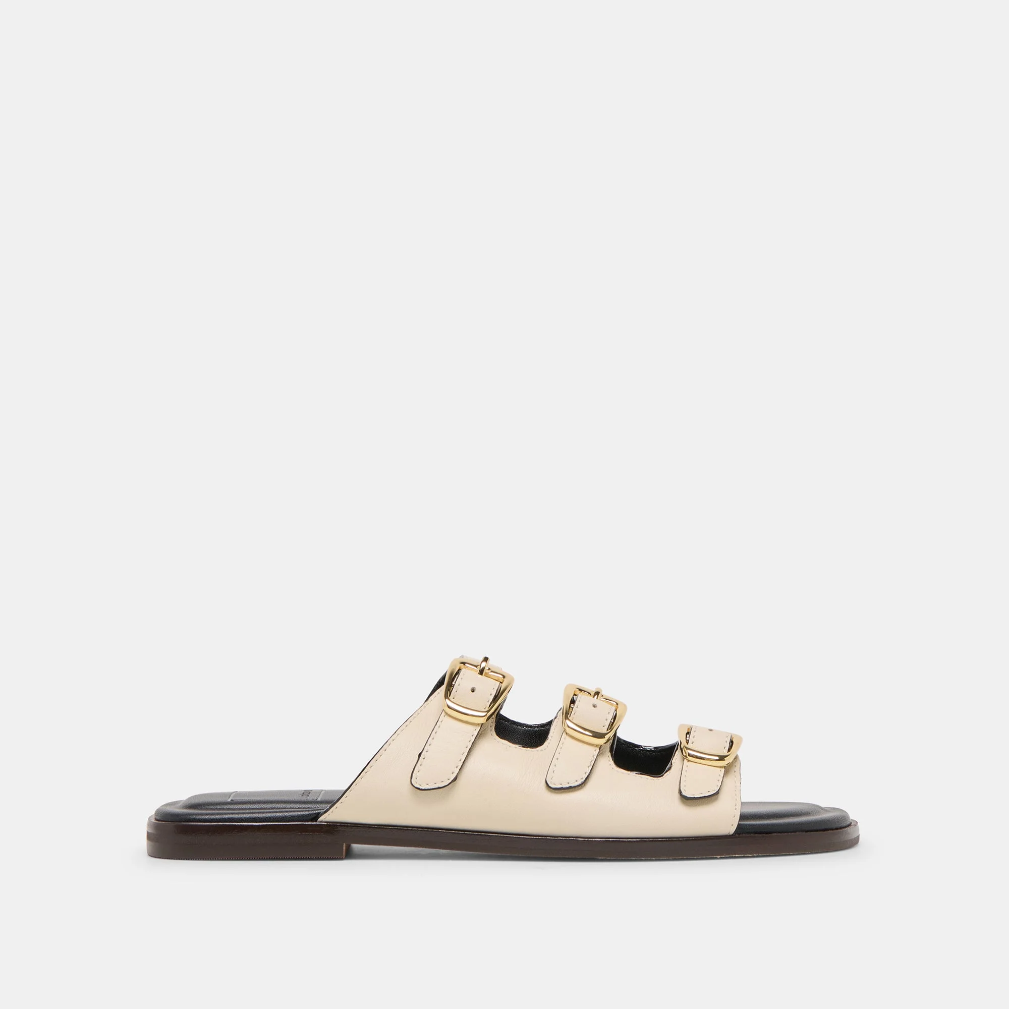 FIN SANDALS BONE LEATHER - 1