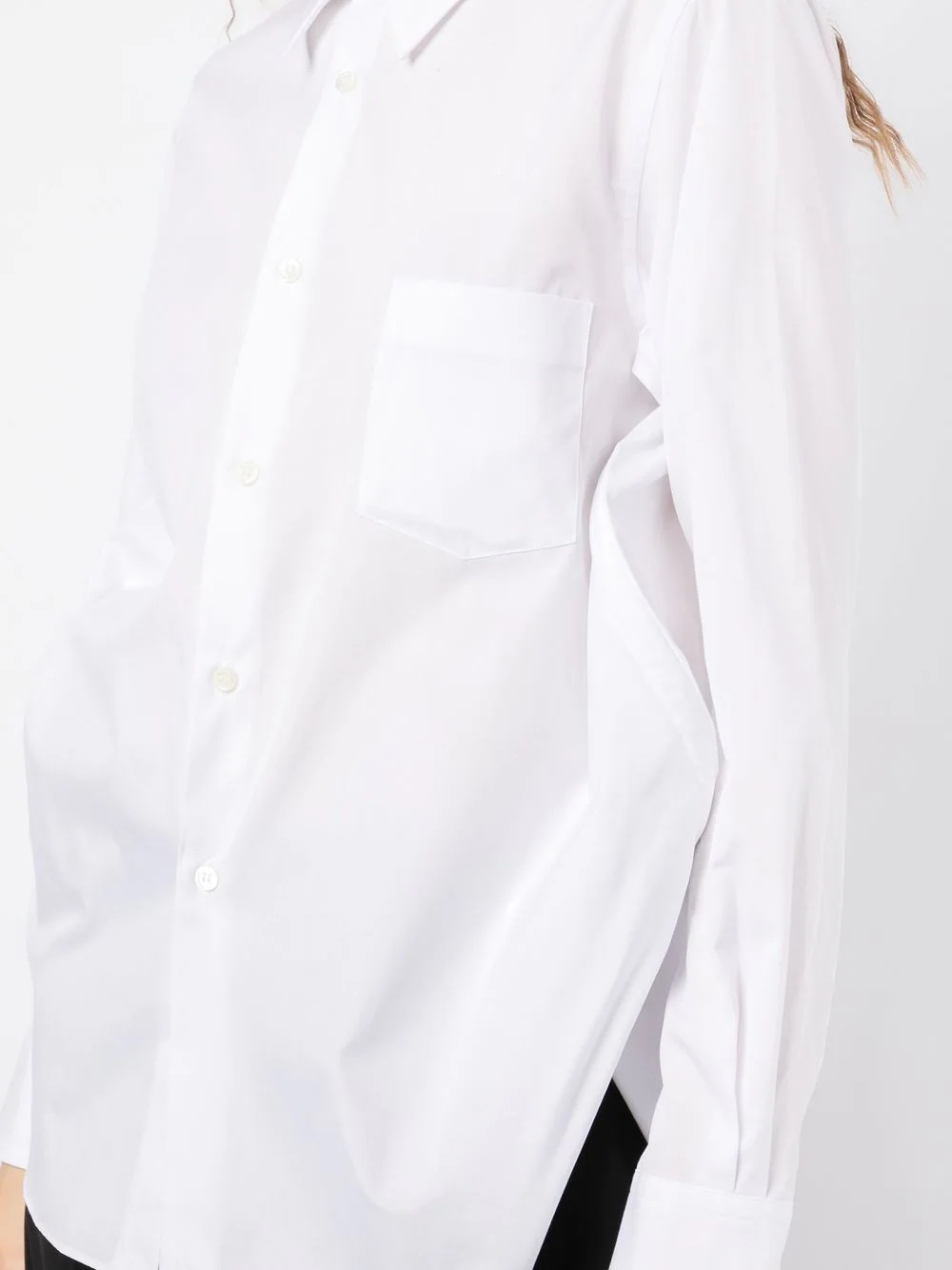 long-sleeve poplin shirt - 5