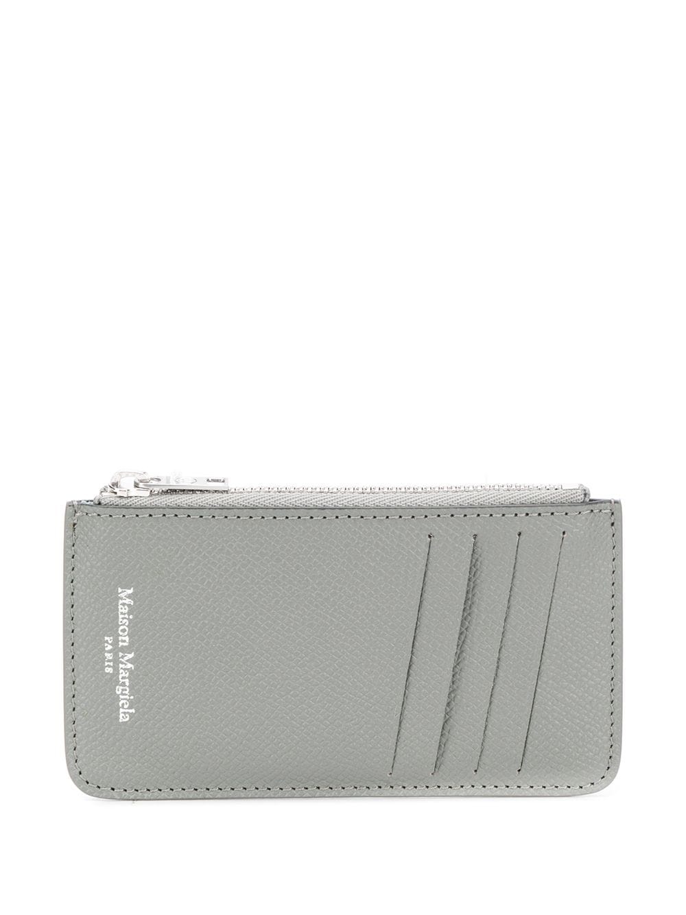 logo-print zip cardholder - 1