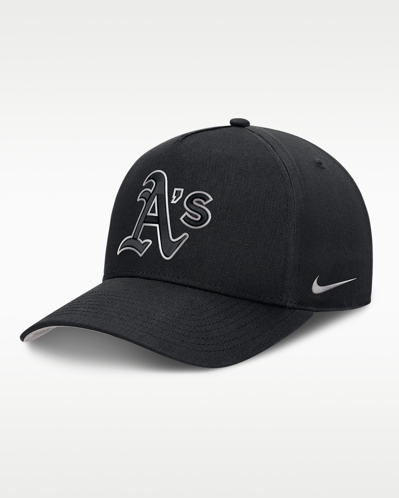Athletics Rise Men's Nike Dri-FIT MLB A-Frame Trucker Adjustable Hat 1