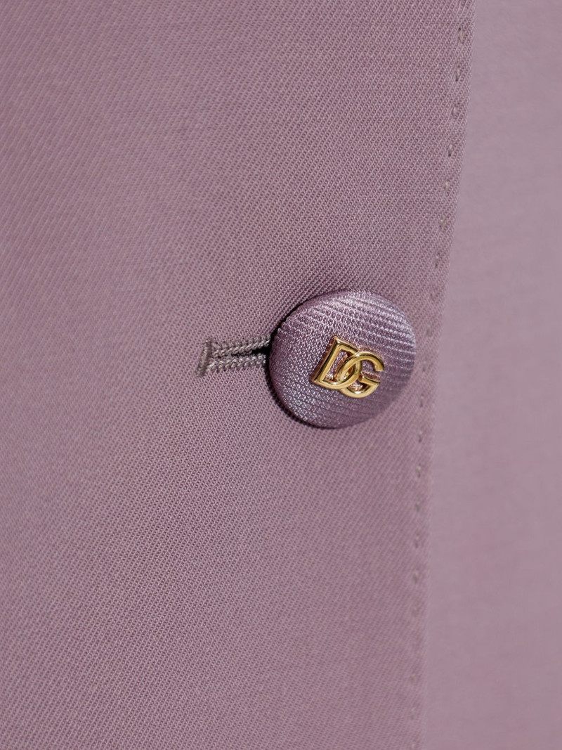 button-fastening V-neck blazer 5