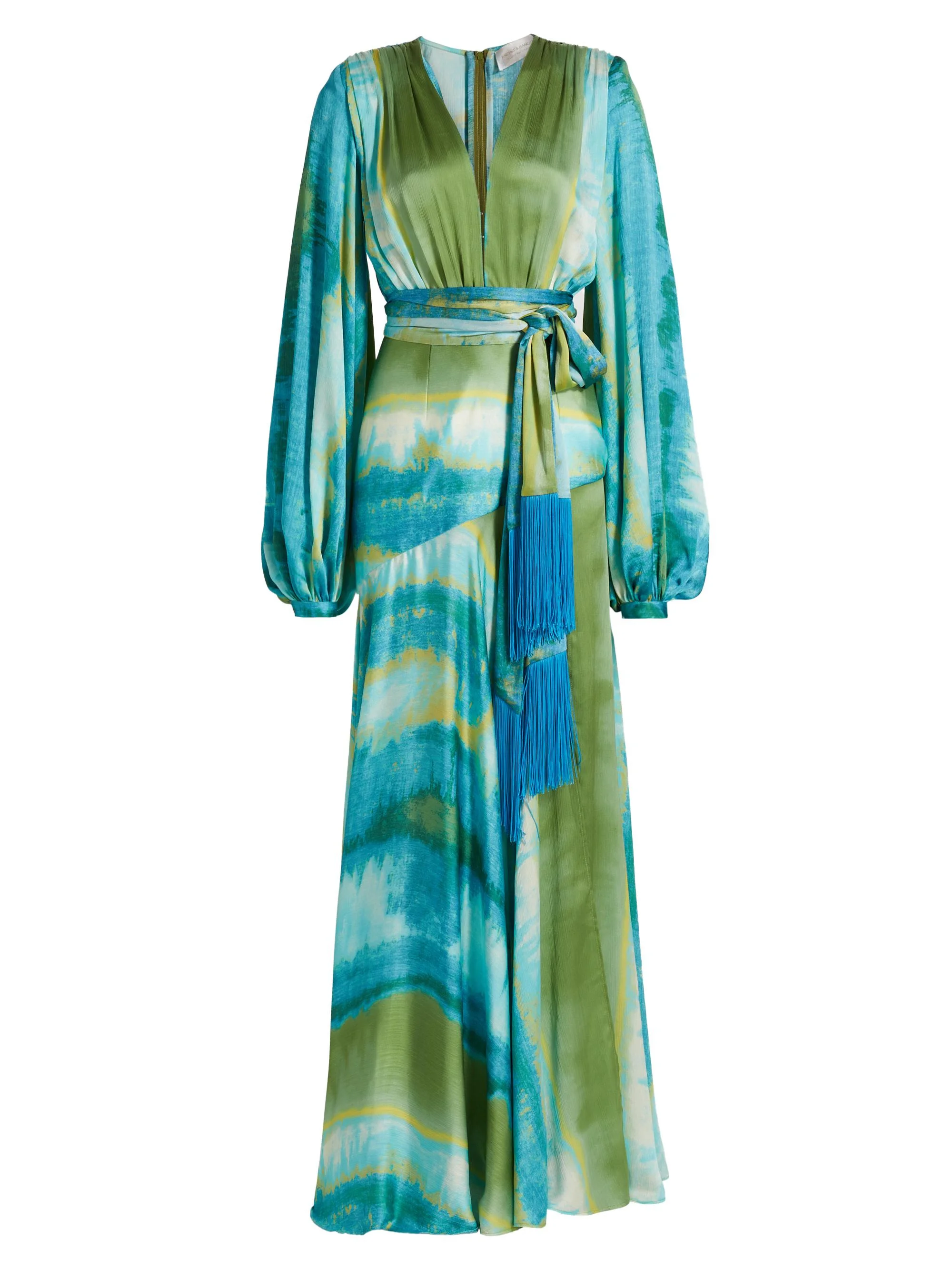 Women's Carmen Coastal Gown - Blue Multi - 1
