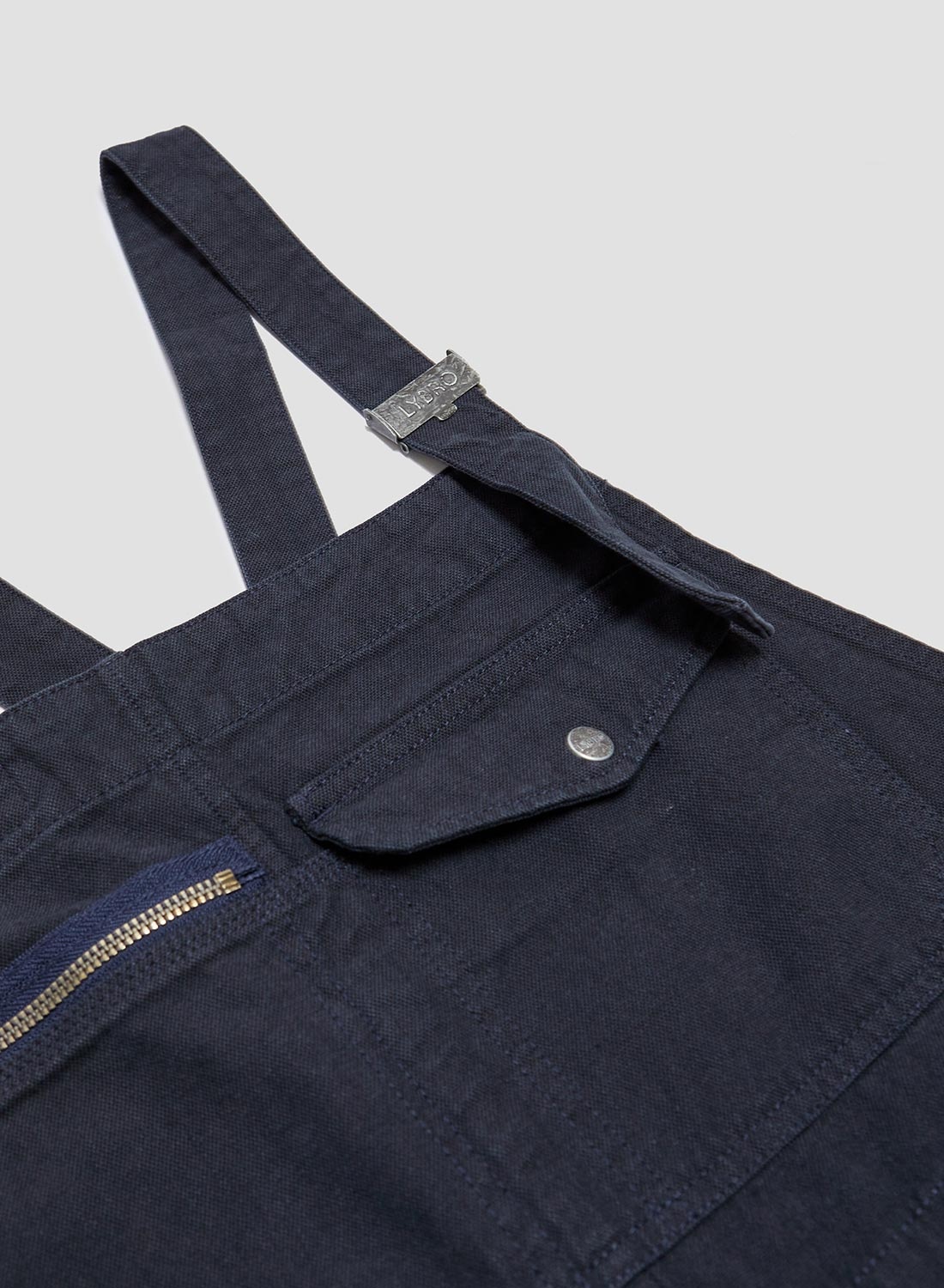 Original Lybro Dungaree Cotton Broken Twill in Navy - 6