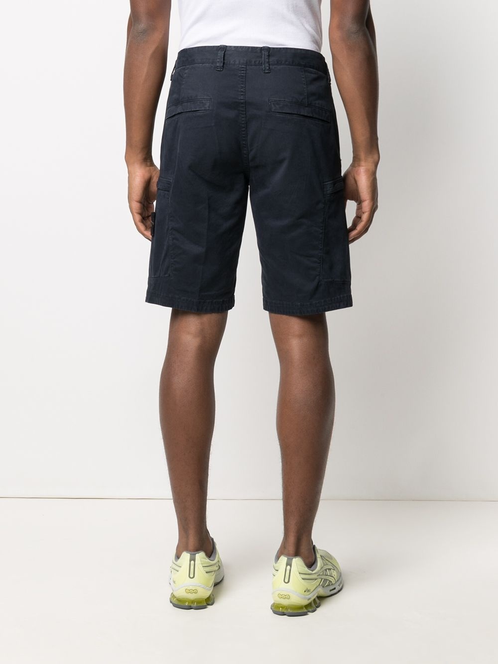 logo-patch cargo shorts - 4